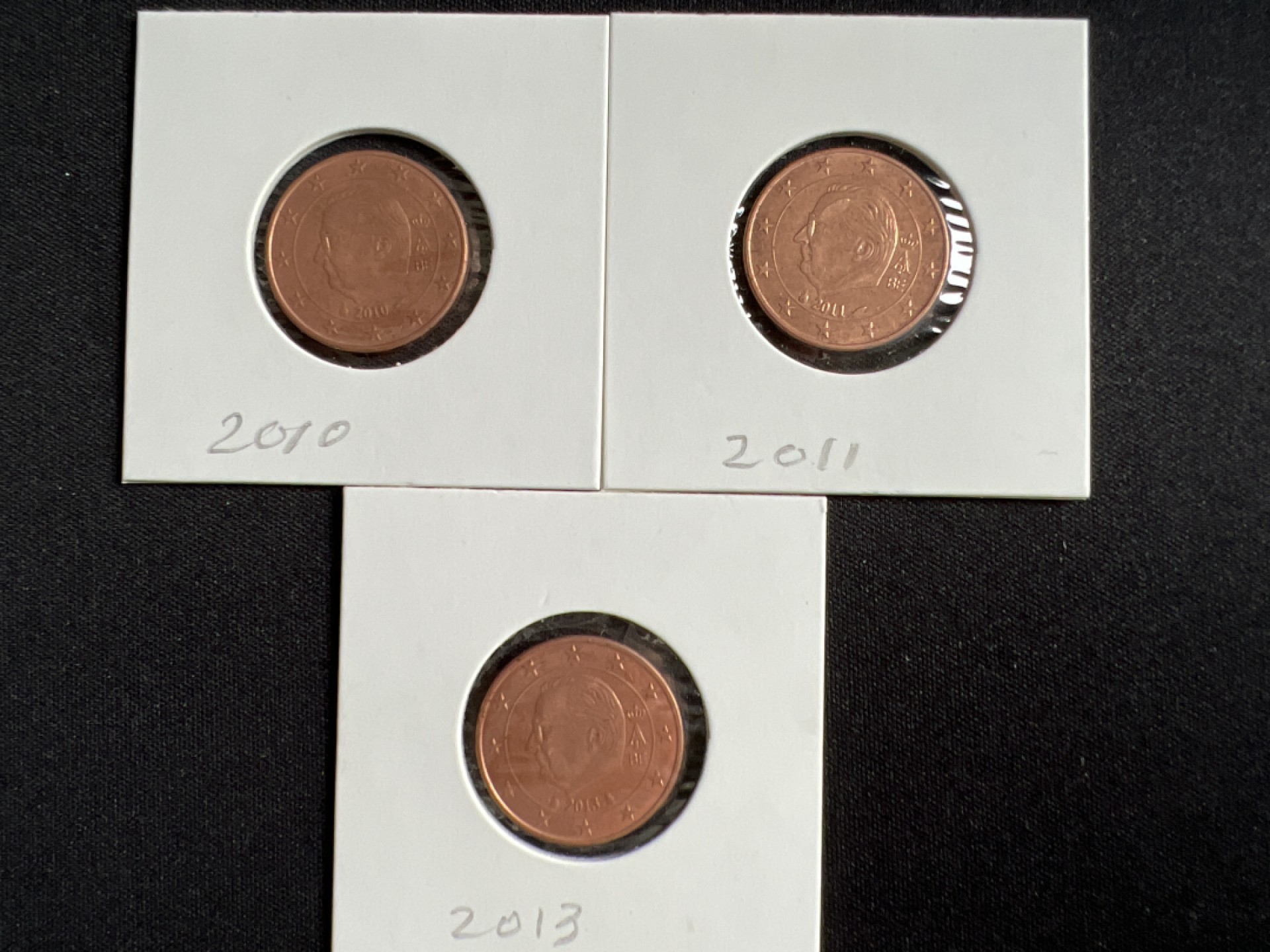 泡泡堂微拍第一 二 七幕硬币捡漏可累计专场👿👿，累计满二十元包邮，接受代拍业务 比利时五分三枚不同年份