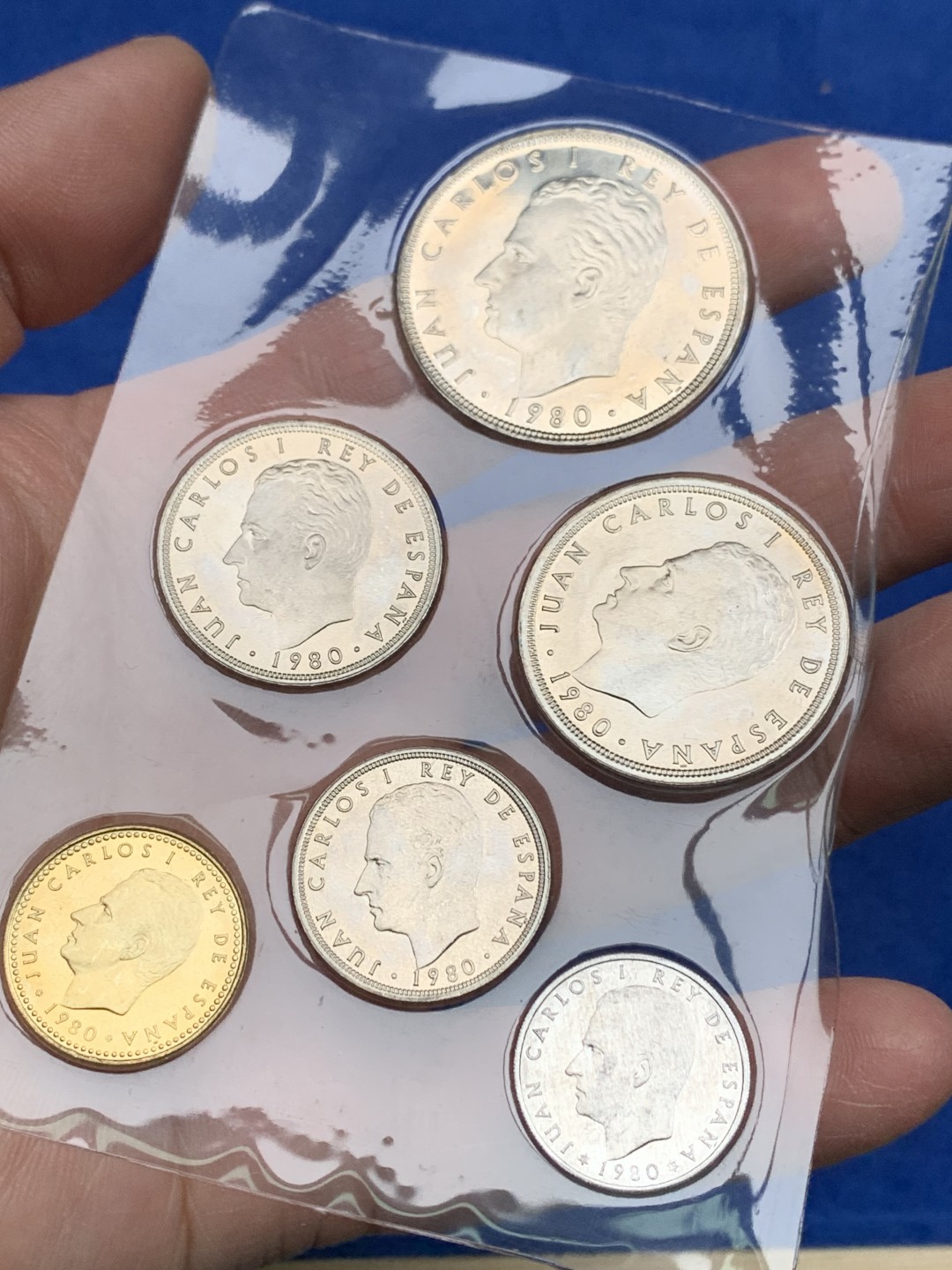 《竞宝斋》第154场-周日，周一，周四 3场 (全场包邮) 西班牙 世界杯1980年 六枚套 绿本装