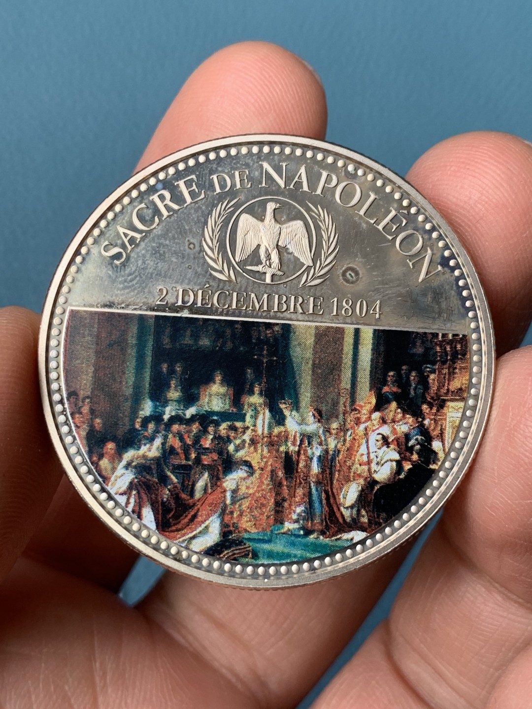 《竞宝斋》第154场-周日，周一，周四 3场 (全场包邮) 法国 拿破仑一世彩色纪念章