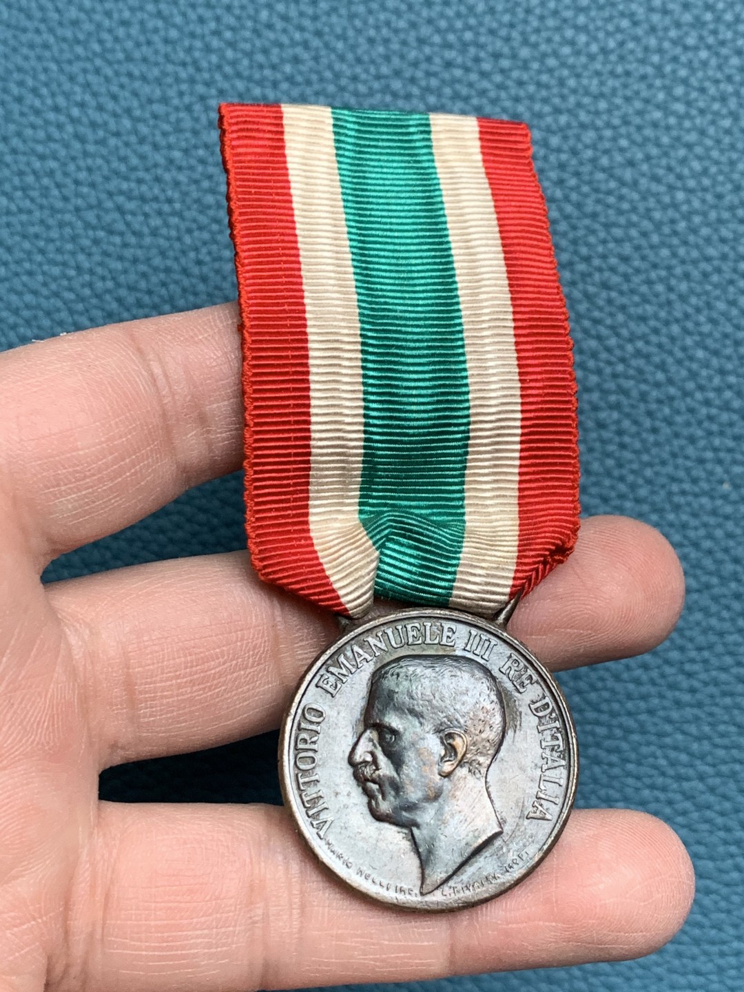 《竞宝斋》第154场-周日，周一，周四 3场 (全场包邮) 意大利1918年 艾曼纽尔三世 铜章