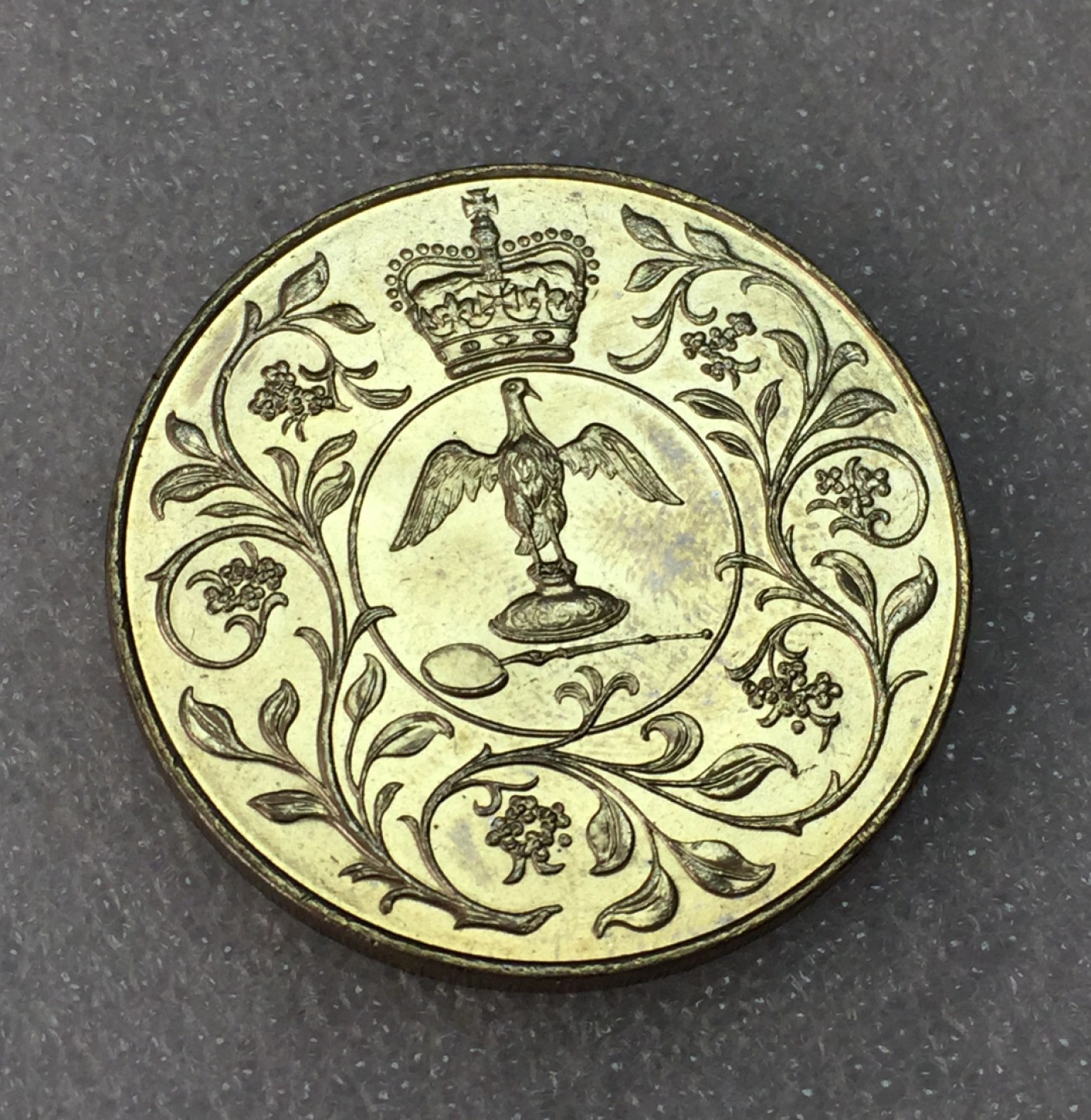 方圆集藏第三期专场 11211-英国1977年伊丽莎白女王登基25周年银禧纪念克朗