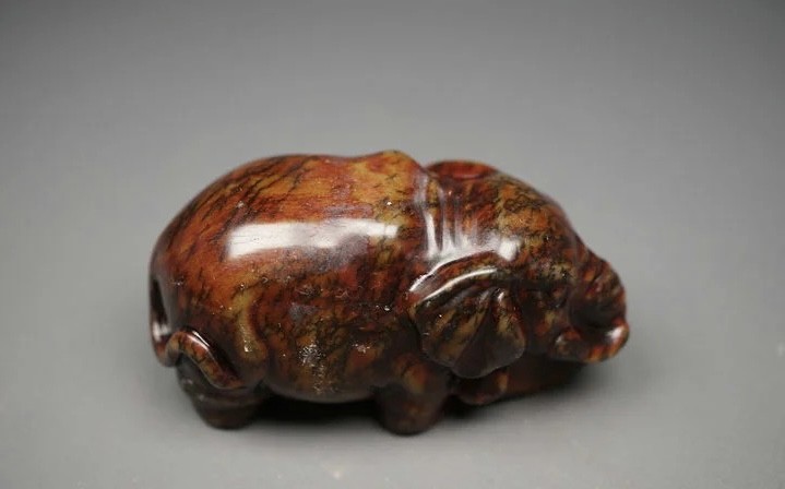 ｜冷门出品｜精选专拍·第叁拾陆场· 和田玉提油 大象摆件｜尺寸 6.9*3.6*3.4厘米