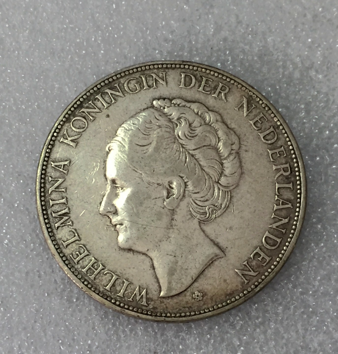 方圆集藏第三期专场 11227-荷兰1930年威廉明娜女王2.5盾银币