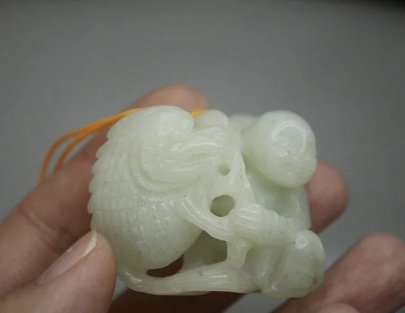 ｜冷门出品｜精选专拍·第叁拾陆场· 和田玉 立体工的苏工的童子手把件 