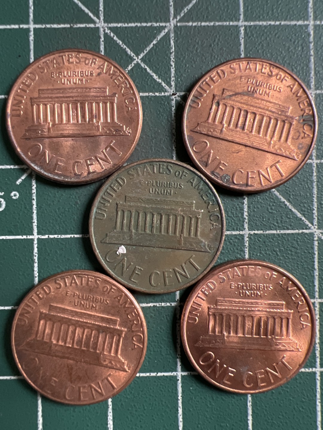 泡泡堂第281期  世界硬币 （无押金，捡漏，全场20包邮，偏远地区除外，接收代拍业务） 一美分五枚