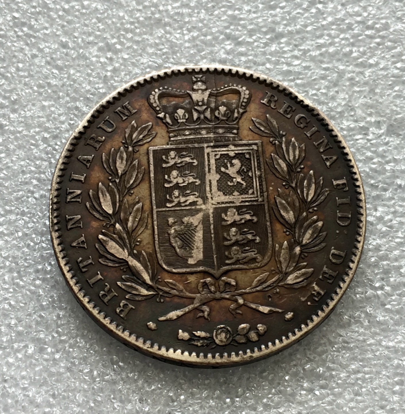 方圆集藏第三期专场 3962-英国1844年维多利亚女王年轻头像1克朗