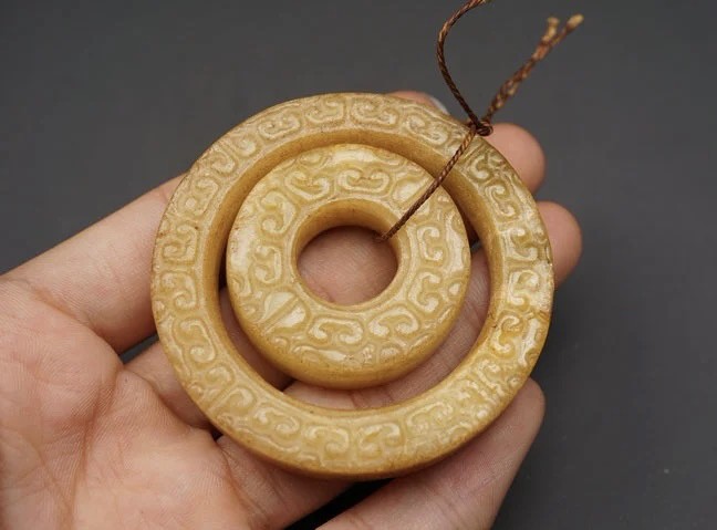 ｜冷门出品｜精选专拍·第叁拾陆场· 地方玉 同心圈挂件