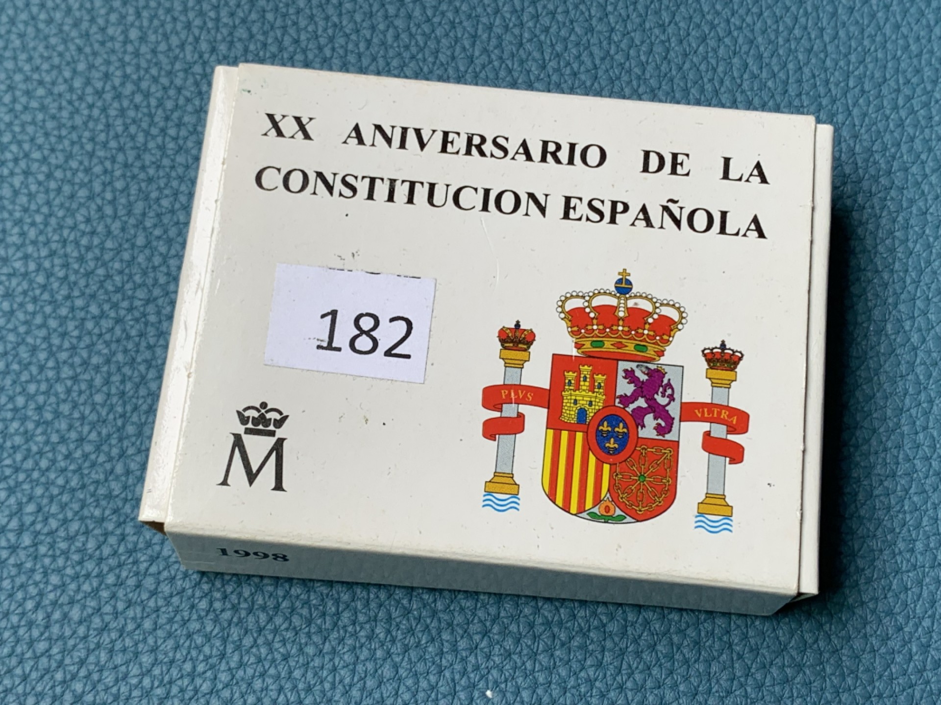 《竞宝斋》第154场-周日，周一，周四 3场 (全场包邮) 西班牙1998年 宪法1000比塞塔精制银币