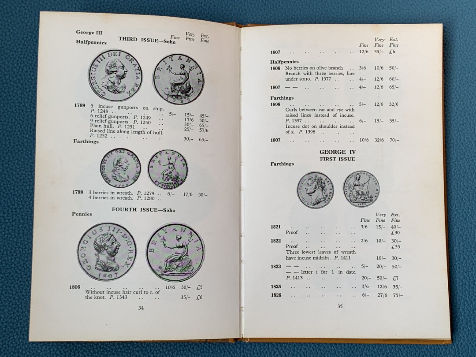 《竞宝斋》第154场-周日，周一，周四 3场 (全场包邮) 英国Seaby英国铜币目录，1968年版，Spink目录前身，全新品相，文献级古董目录，本身即收藏品