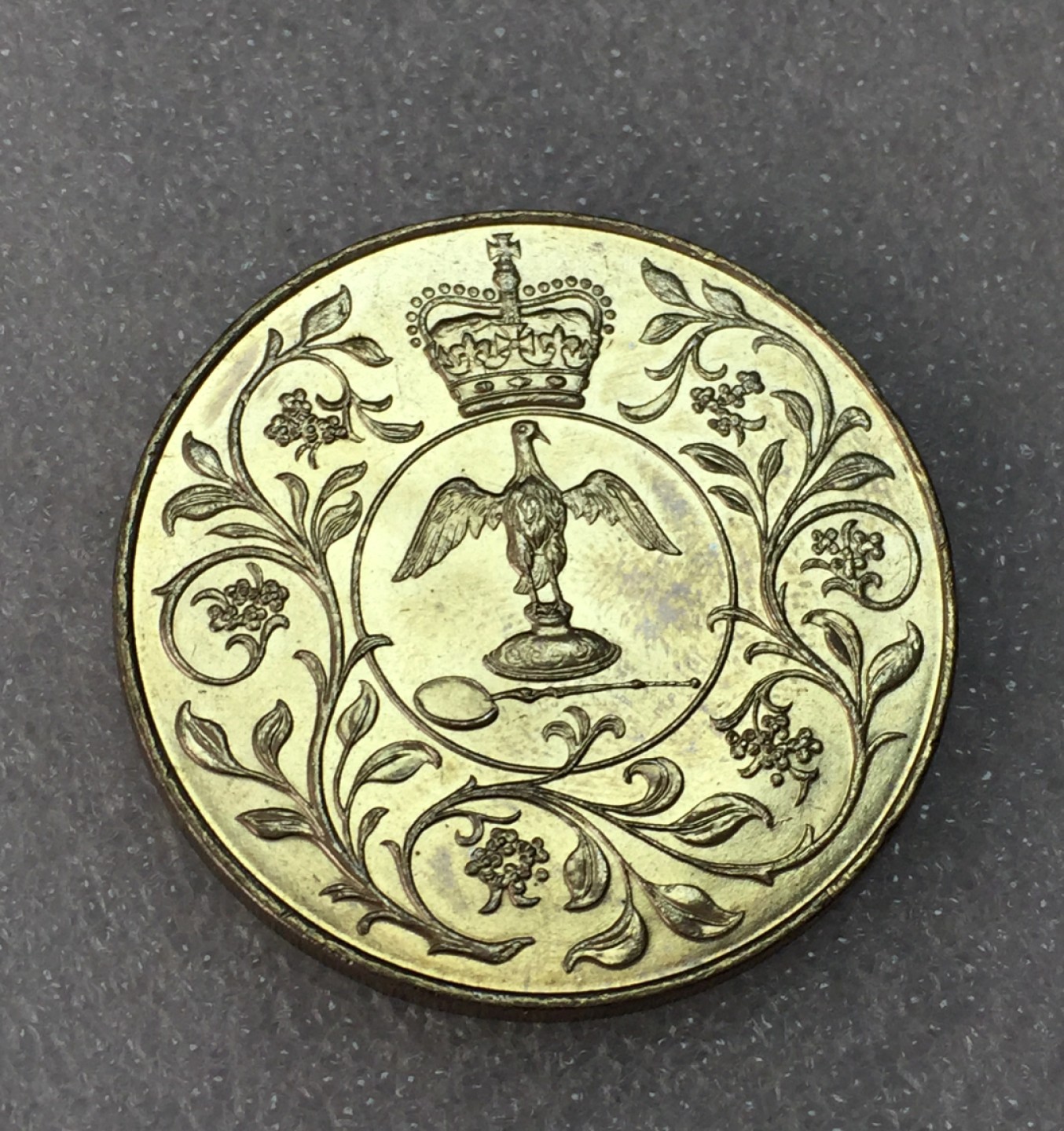 方圆集藏第三期专场 11211-英国1977年伊丽莎白女王登基25周年银禧纪念克朗