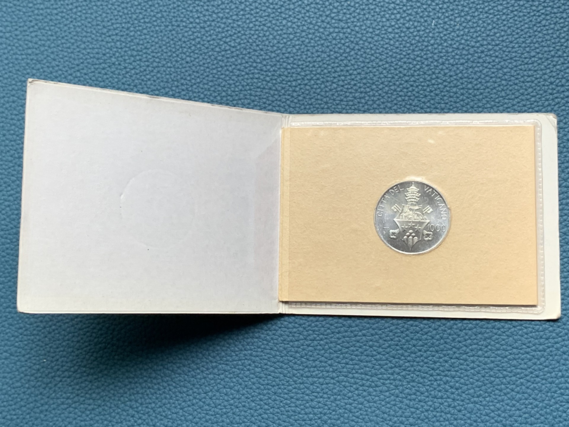 《竞宝斋》第154场-周日，周一，周四 3场 (全场包邮) 梵蒂冈1978年 1000里拉银币