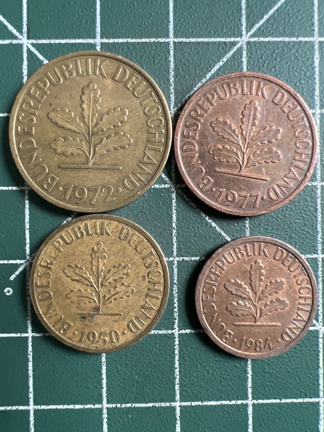 泡泡堂第281期  世界硬币 （无押金，捡漏，全场20包邮，偏远地区除外，接收代拍业务） 德国四枚