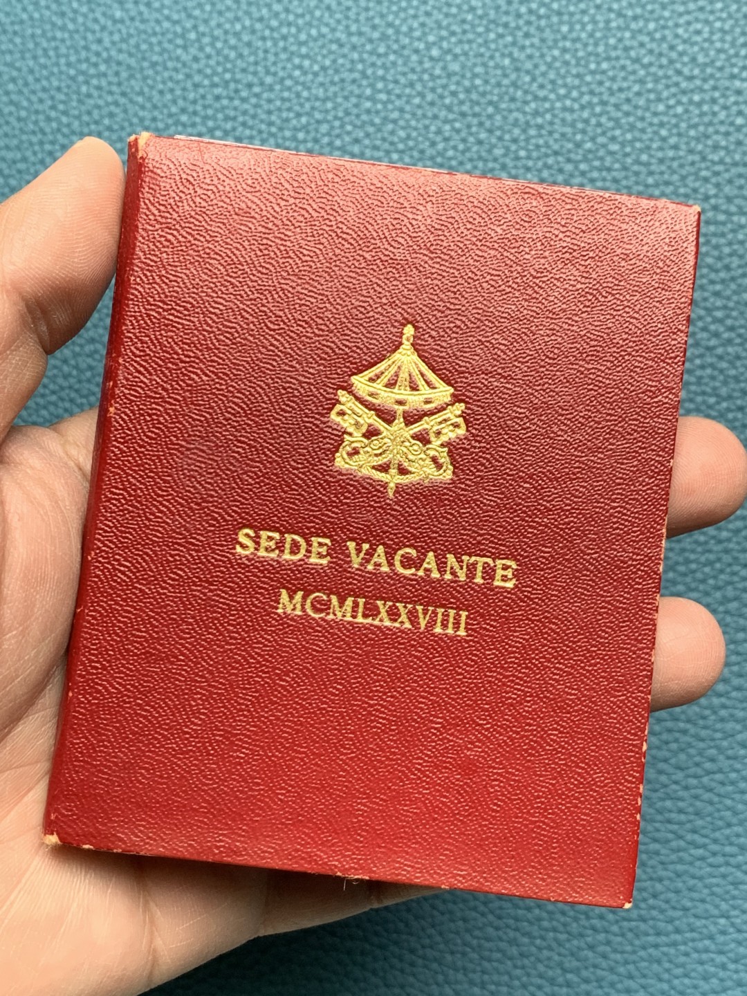 《竞宝斋》第154场-周日，周一，周四 3场 (全场包邮) 梵蒂冈1978年 教皇缺位 500里拉银币 稀少