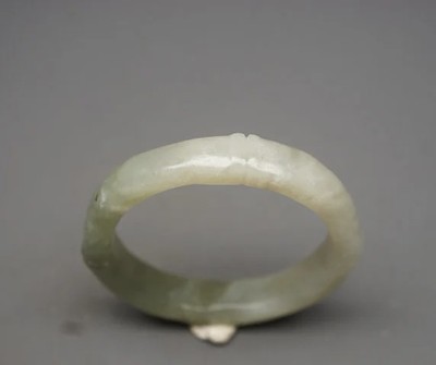 玉石翡翠玛瑙｜拍卖专场 和田玉 竹节圈 把件