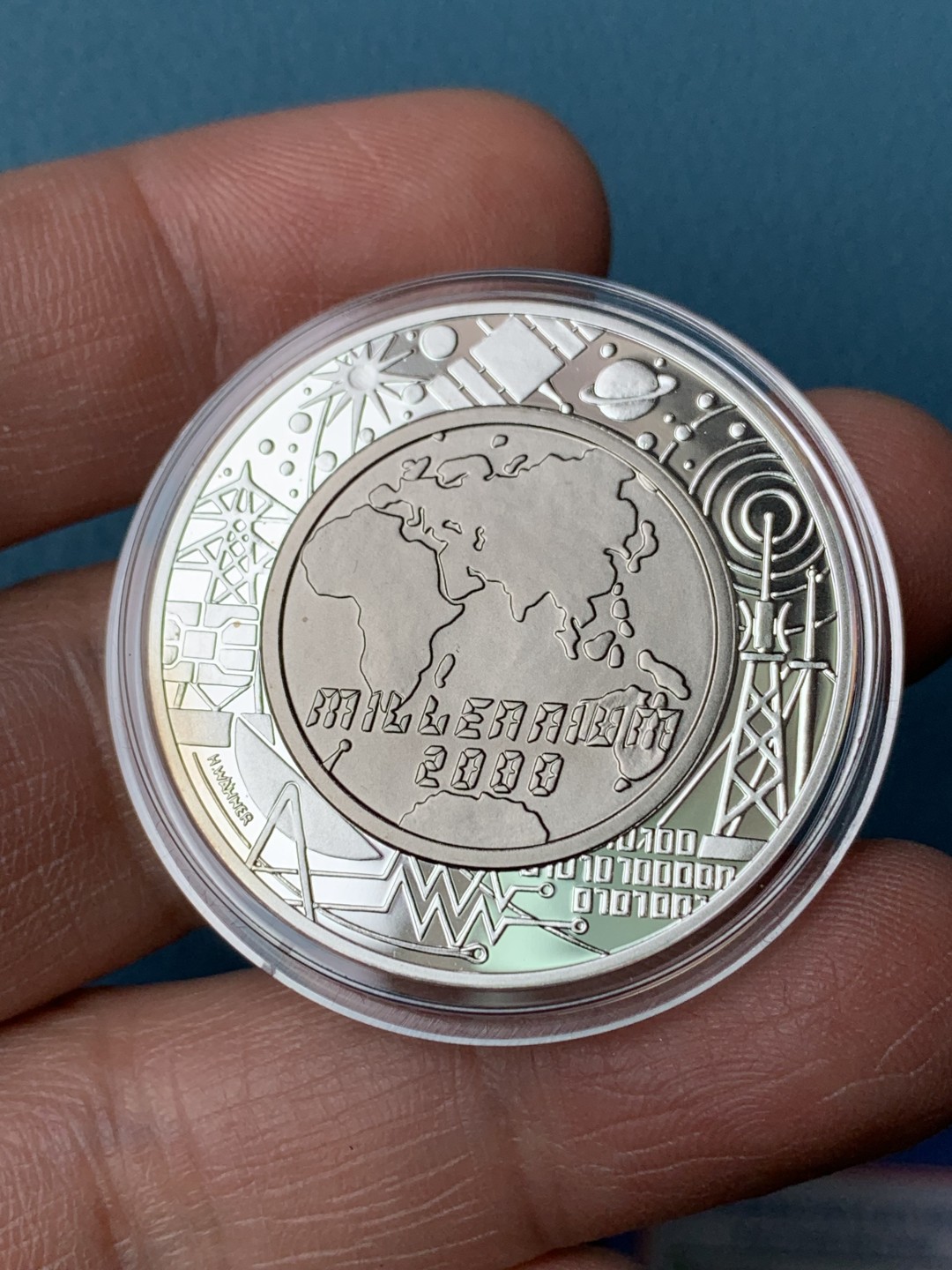 《竞宝斋》第154场-周日，周一，周四 3场 (全场包邮) 奥地利2000年 100先令铌币 含银90%