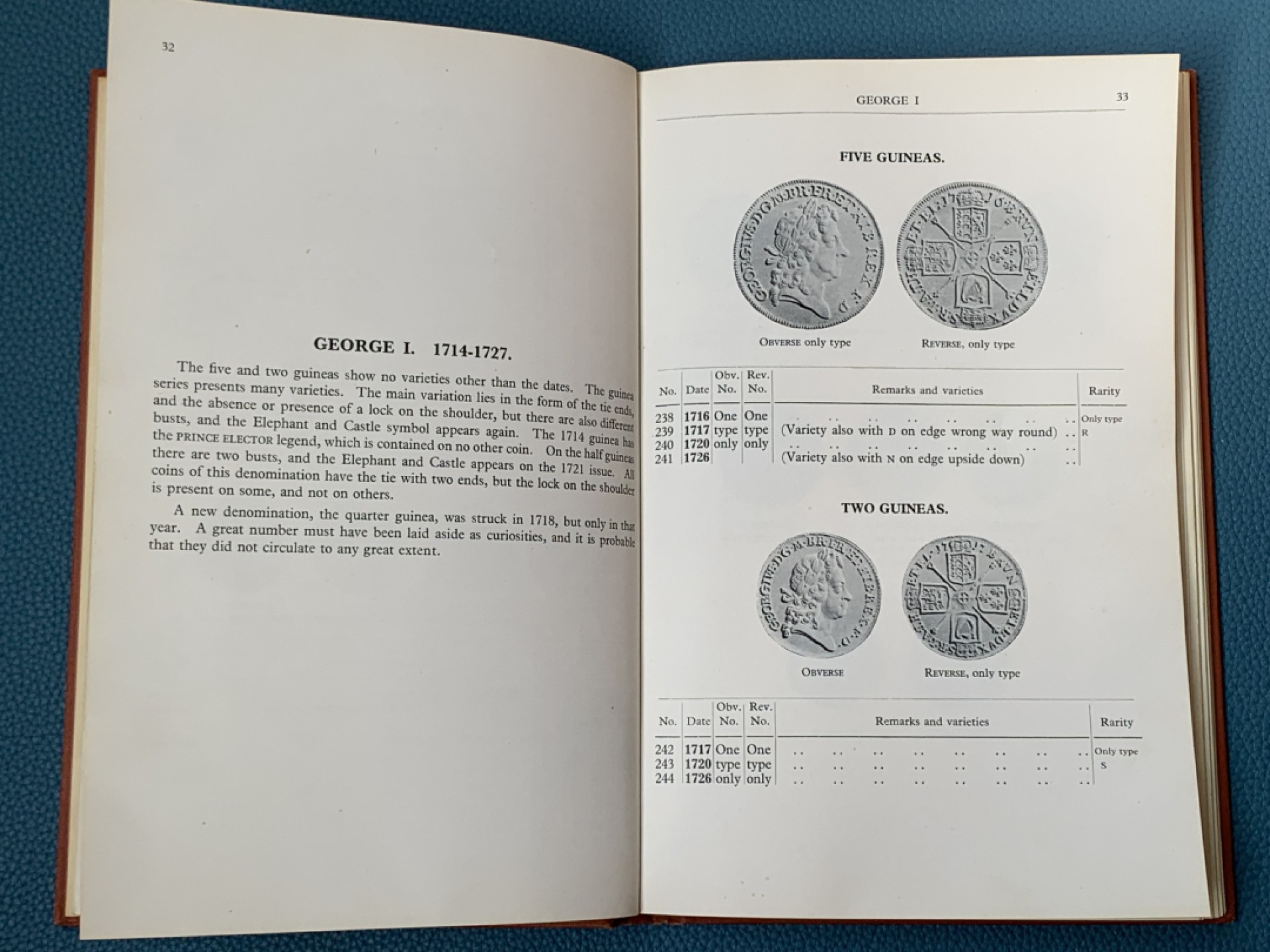 《竞宝斋》第154场-周日，周一，周四 3场 (全场包邮) Spink《英国机制币目录》，1950年版，品相好文献级古董目录，本身即收藏品