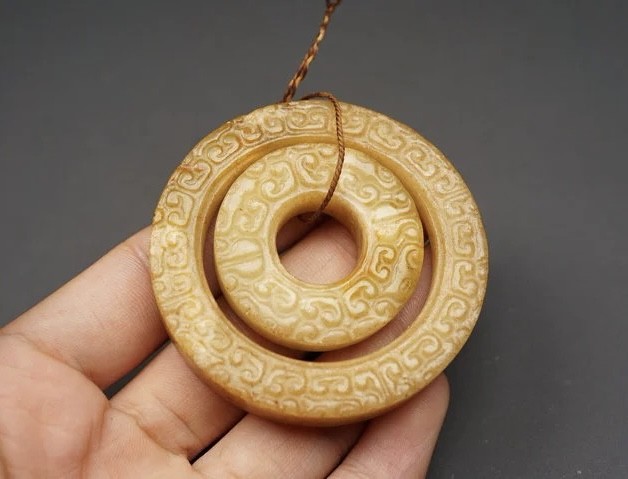｜冷门出品｜精选专拍·第叁拾陆场· 地方玉 同心圈挂件