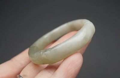 玉石翡翠玛瑙｜拍卖专场 和田玉 竹节圈 把件