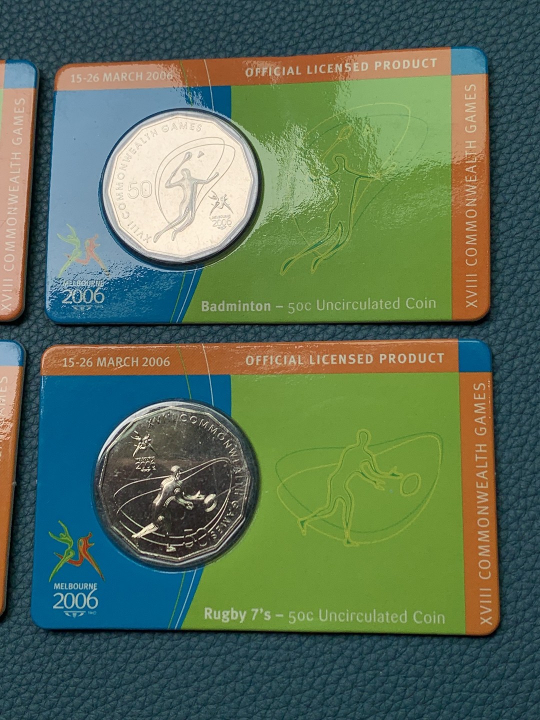 《竞宝斋》第154场-周日，周一，周四 3场 (全场包邮) 四枚一组 澳大利亚2006年 奥运纪念 原厂封装