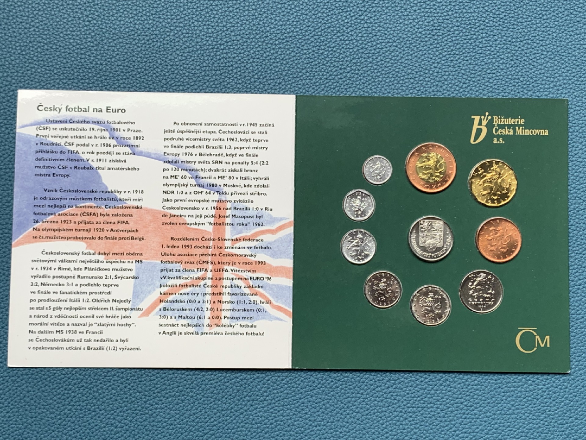 《竞宝斋》第154场-周日，周一，周四 3场 (全场包邮) 捷克1996年 十枚套 原厂封装