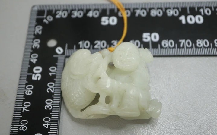 ｜冷门出品｜精选专拍·第叁拾陆场· 和田玉 立体工的苏工的童子手把件 