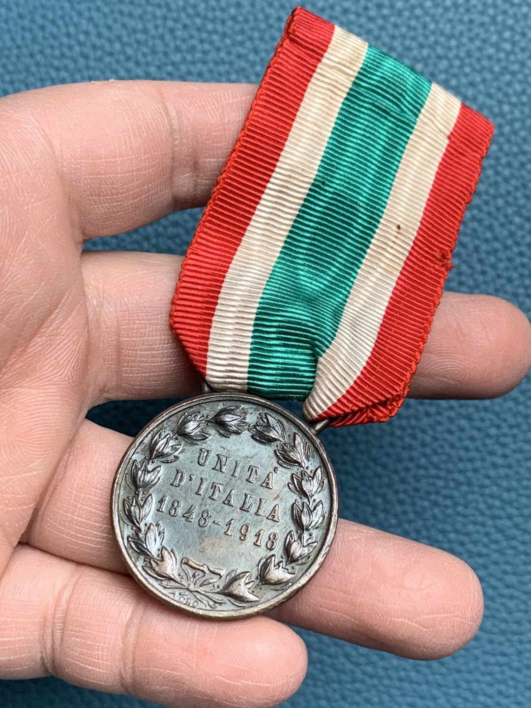 《竞宝斋》第154场-周日，周一，周四 3场 (全场包邮) 意大利1918年 艾曼纽尔三世 铜章