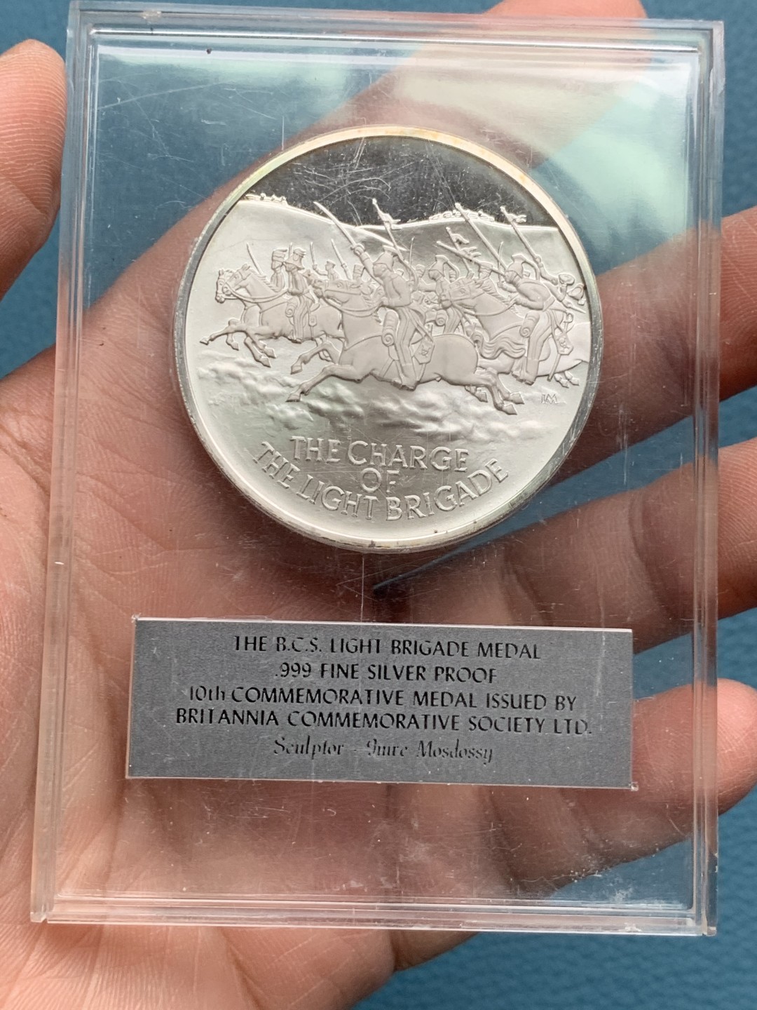 《竞宝斋》第154场-周日，周一，周四 3场 (全场包邮) 美国纯银40克大银章 轻骑兵冲锋