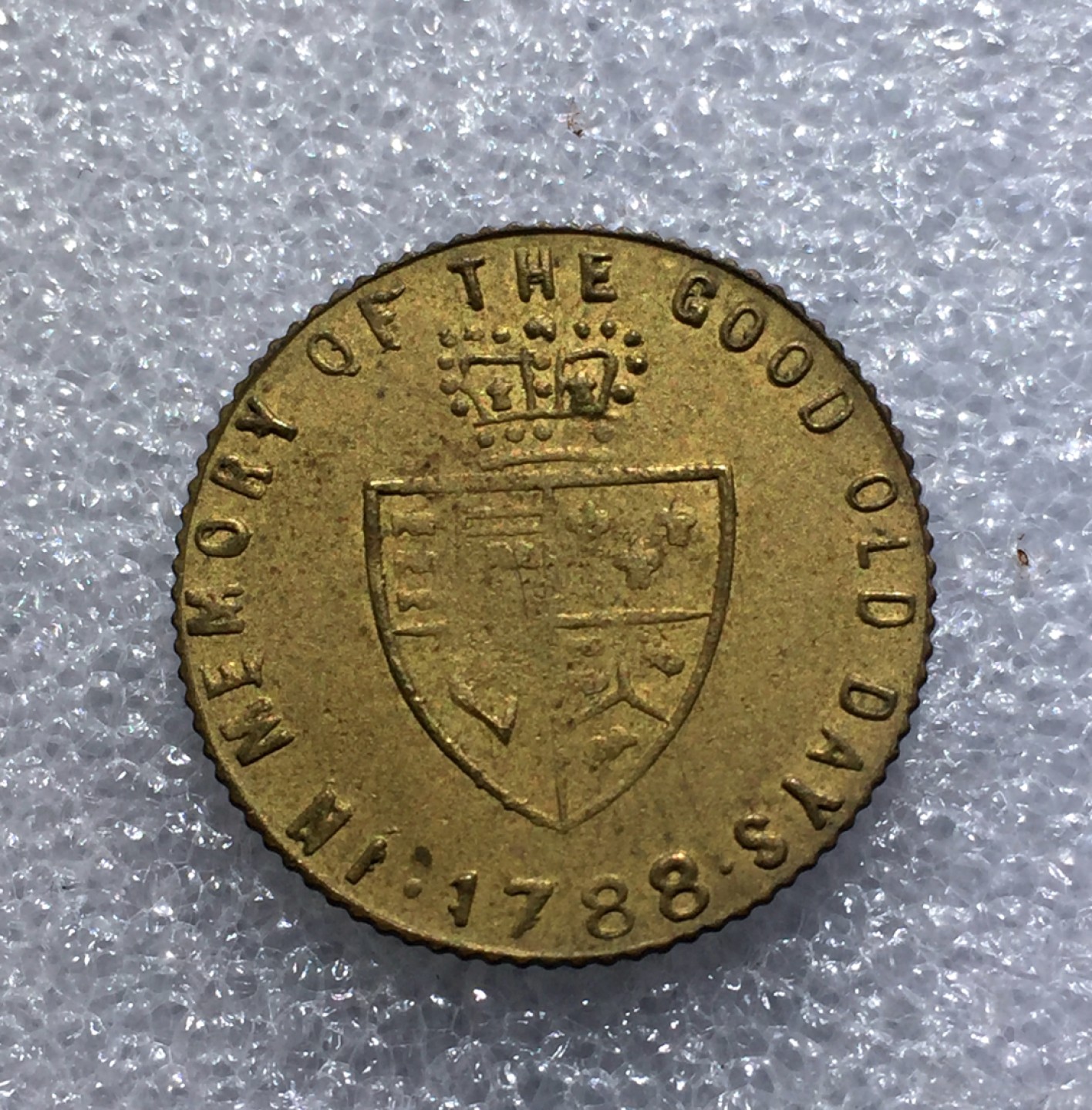 方圆集藏第三期专场 7554-英国19世纪乔治三世1/2基尼型代用币TOKEN