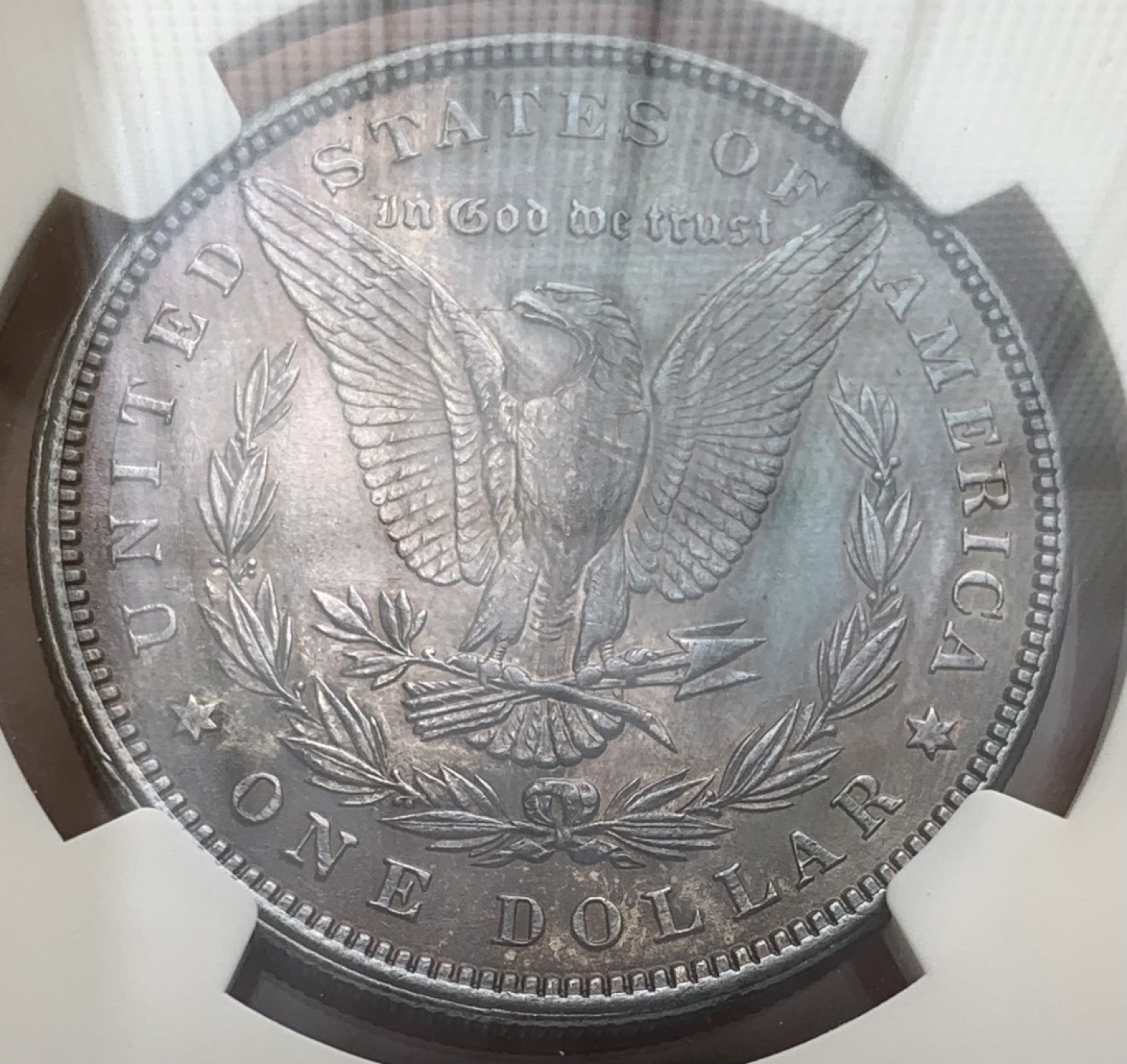 瓶子🏺第87期拍卖会  美国1880年1美元摩根大银币  带光带彩