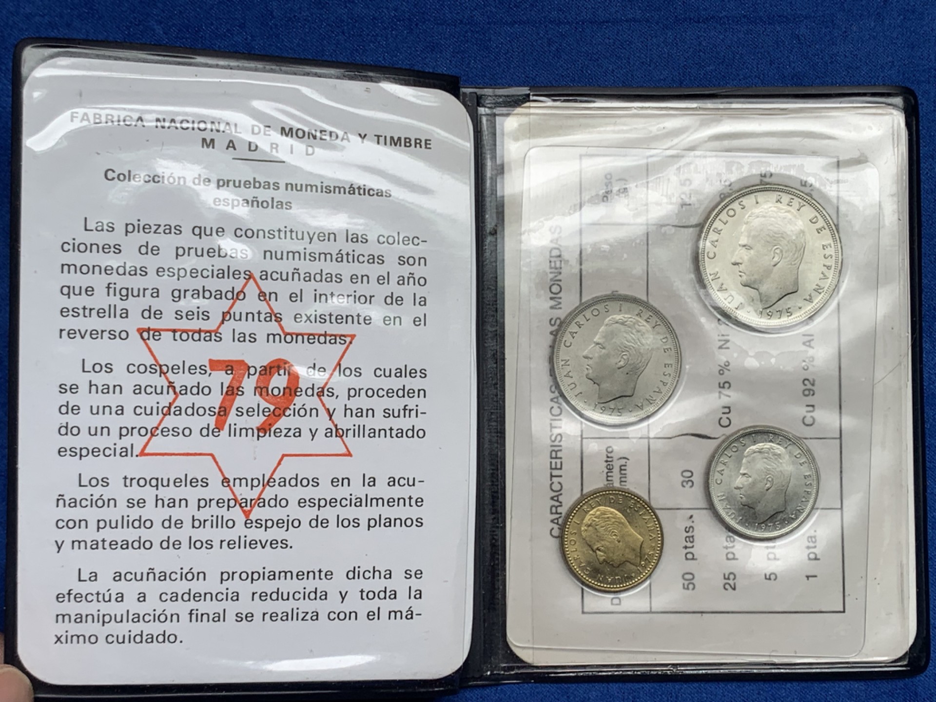 《竞宝斋》第154场-周日，周一，周四 3场 (全场包邮) 西班牙1979年 胡安卡洛斯一世 1975 *79年一组四枚套