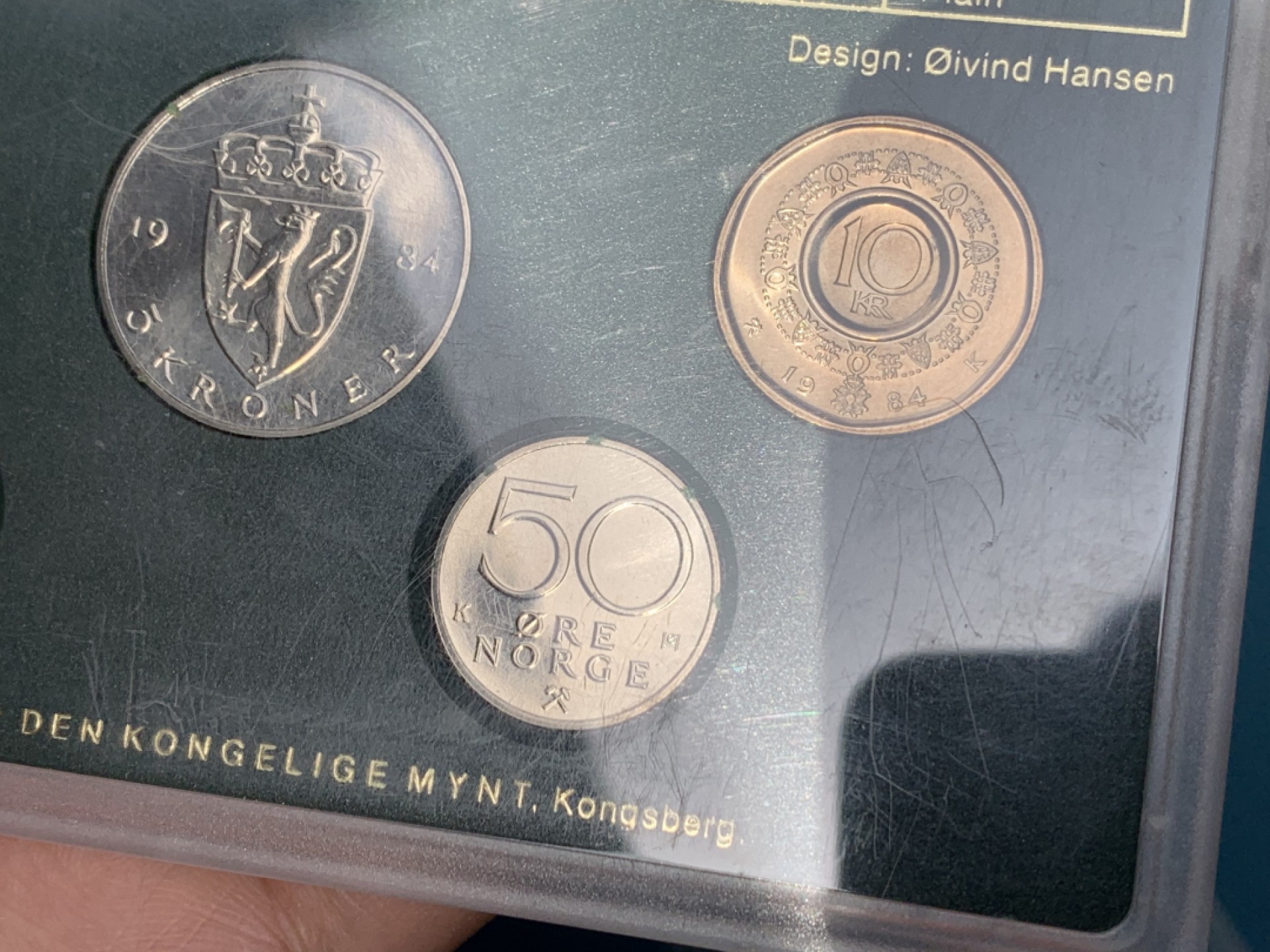 《竞宝斋》第154场-周日，周一，周四 3场 (全场包邮) 挪威1984年官方原装套币，BU品质