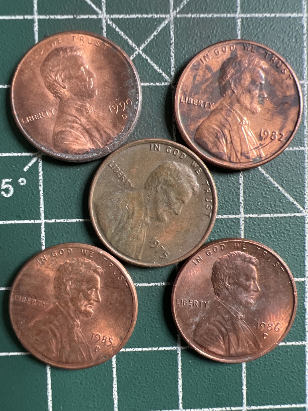 泡泡堂第281期  世界硬币 （无押金，捡漏，全场20包邮，偏远地区除外，接收代拍业务） 一美分五枚