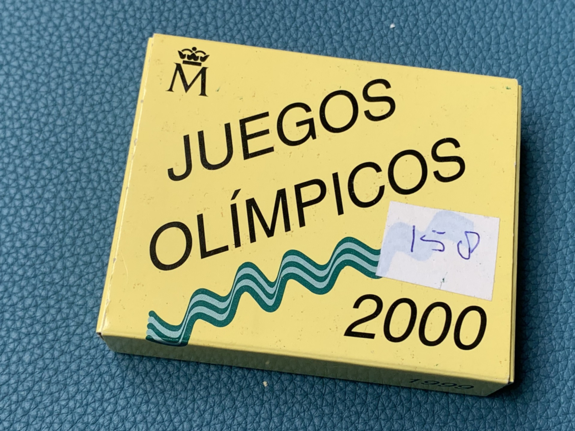 《竞宝斋》第154场-周日，周一，周四 3场 (全场包邮) 西班牙1999年 水球比塞塔 1000比塞塔精制银币