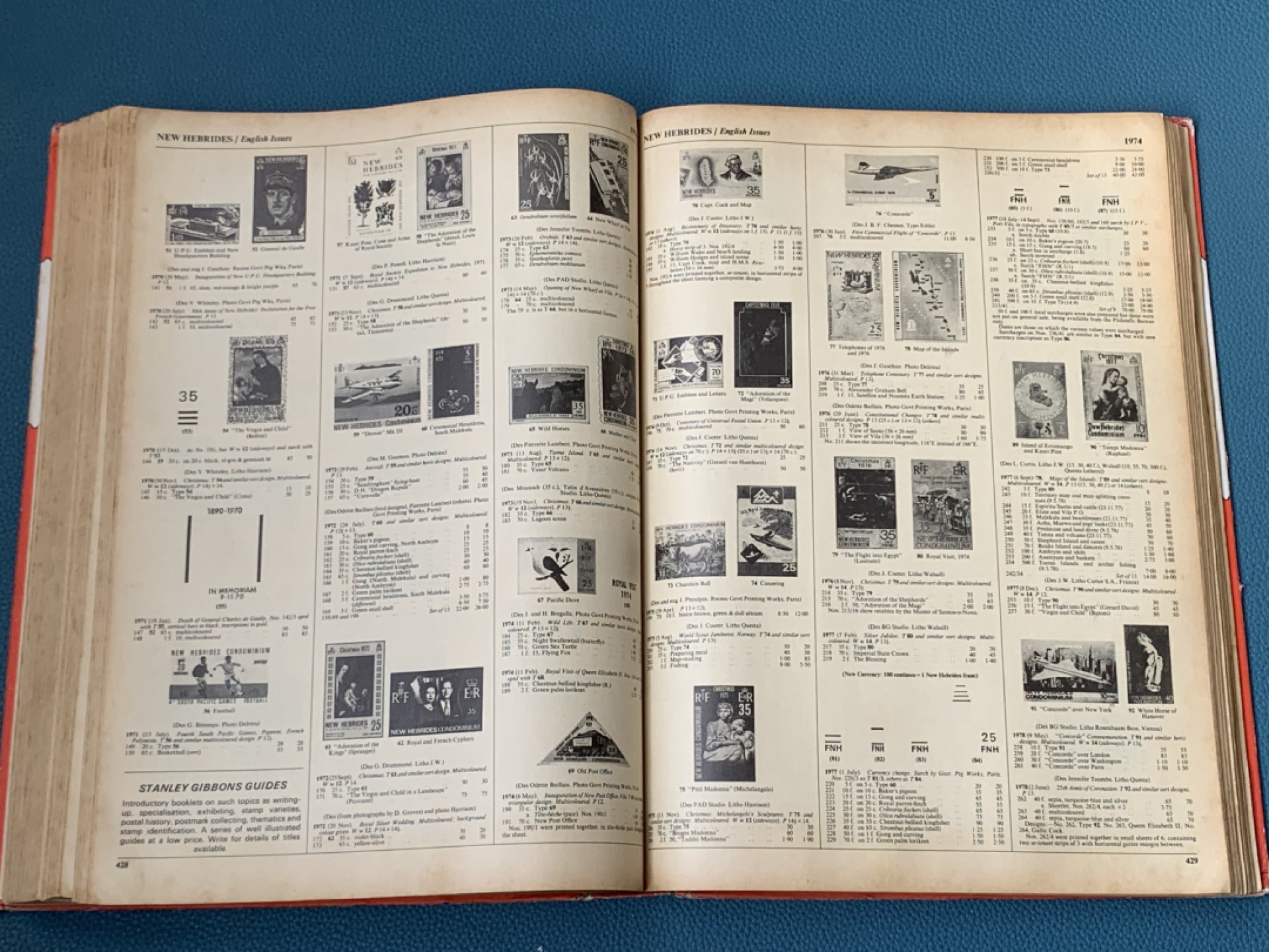 《竞宝斋》第154场-周日，周一，周四 3场 (全场包邮) 早期英国邮票目录大全 1983年 715页 16开