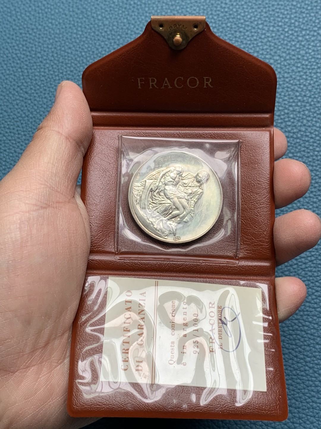 《竞宝斋》第154场-周日，周一，周四 3场 (全场包邮) 梵蒂冈 保罗六世 大银章 925银 17.7克