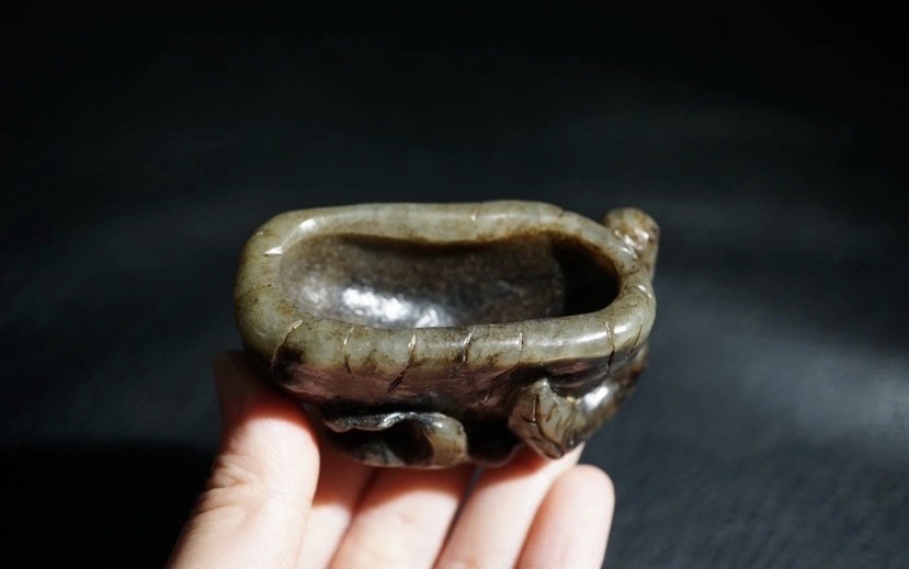 ｜冷门出品｜精选专拍·第叁拾陆场· 苏工老和田玉莲花水盂文房摆件