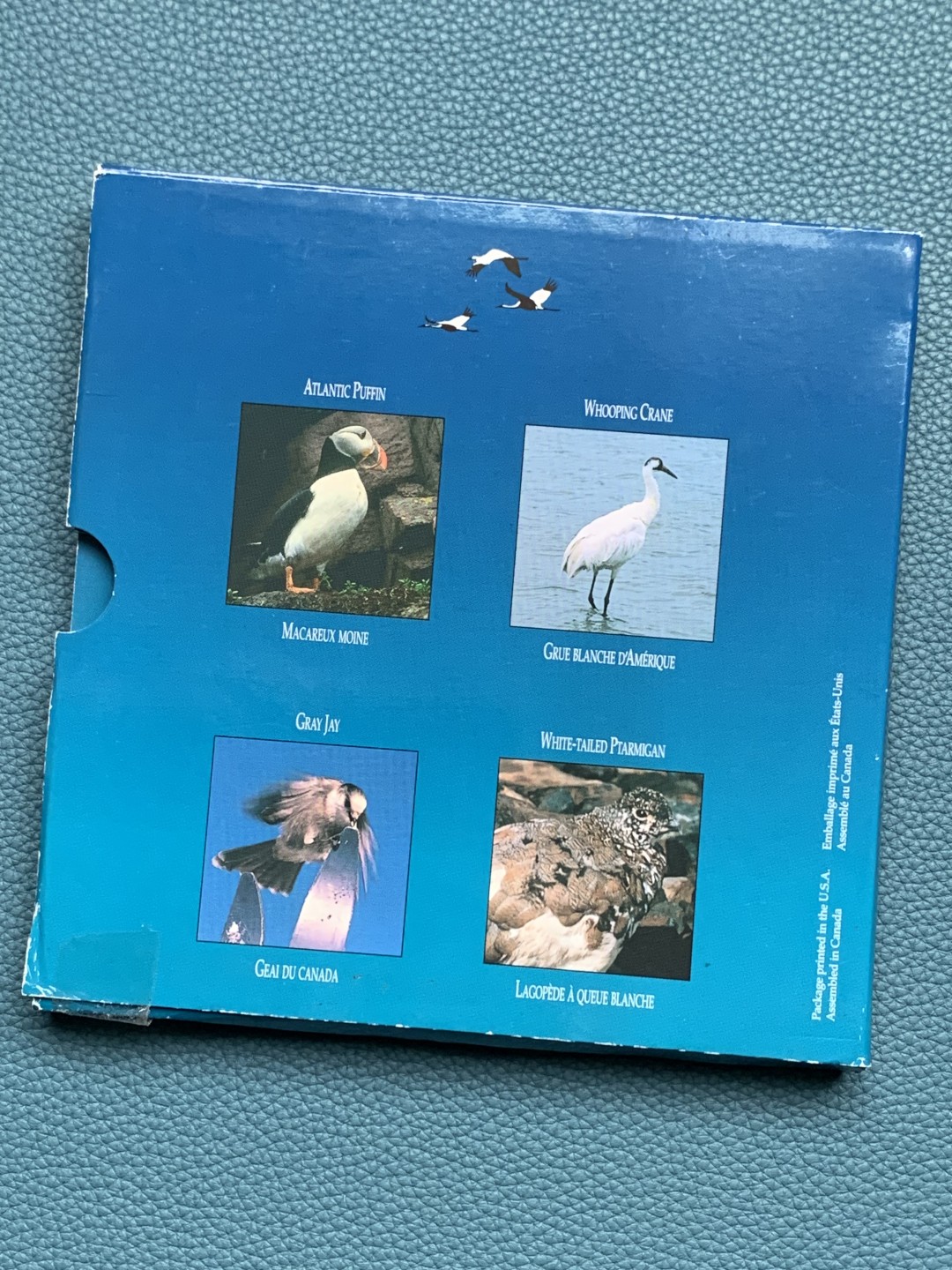 《竞宝斋》第154场-周日，周一，周四 3场 (全场包邮) 加拿大1995年 珍惜动物系列 四枚套精制银币 50分 非常稀少 成套更少见