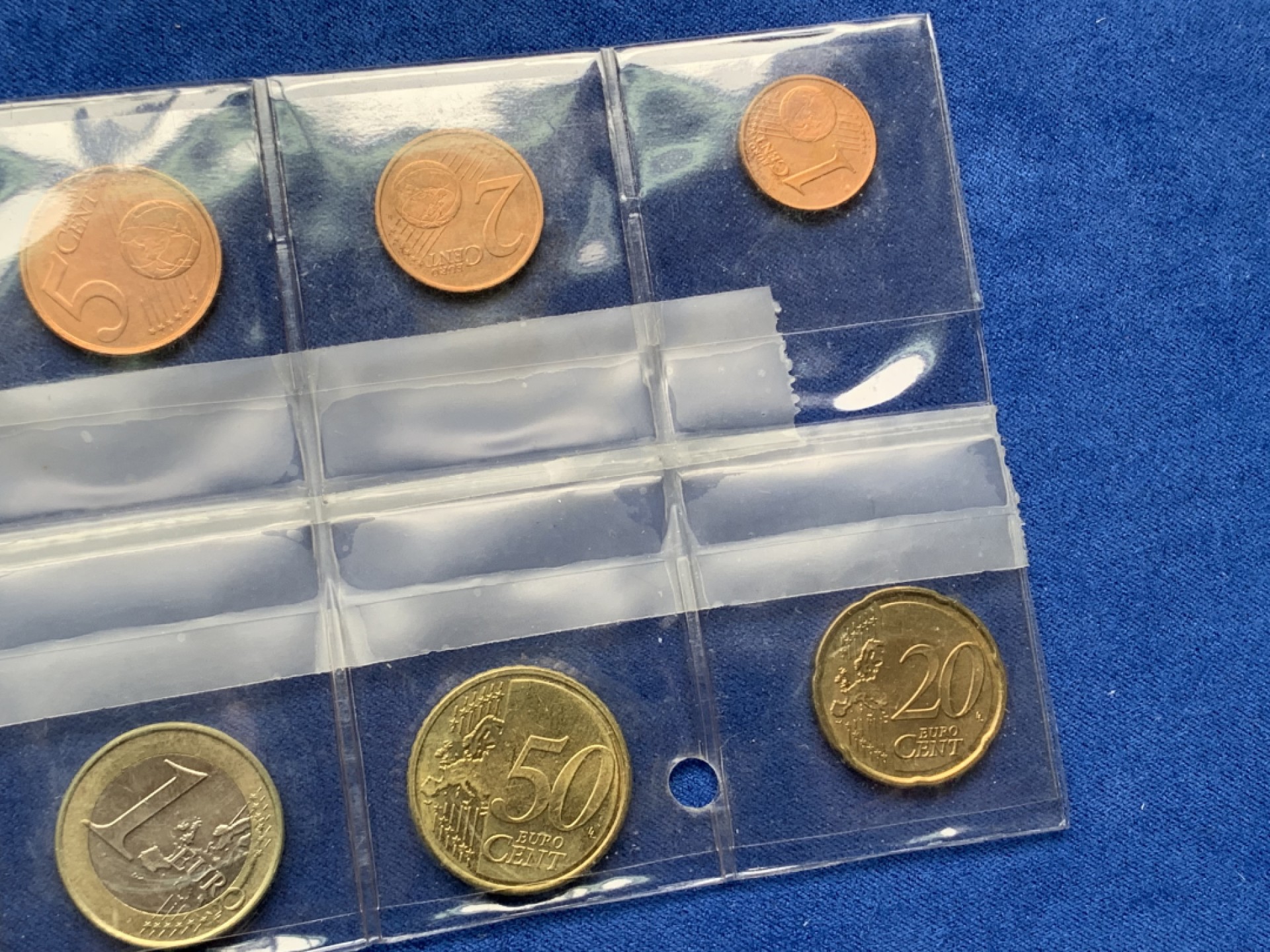 《竞宝斋》第154场-周日，周一，周四 3场 (全场包邮) 斯洛文尼亚2007年 欧元八枚套不同面值 小国家少见