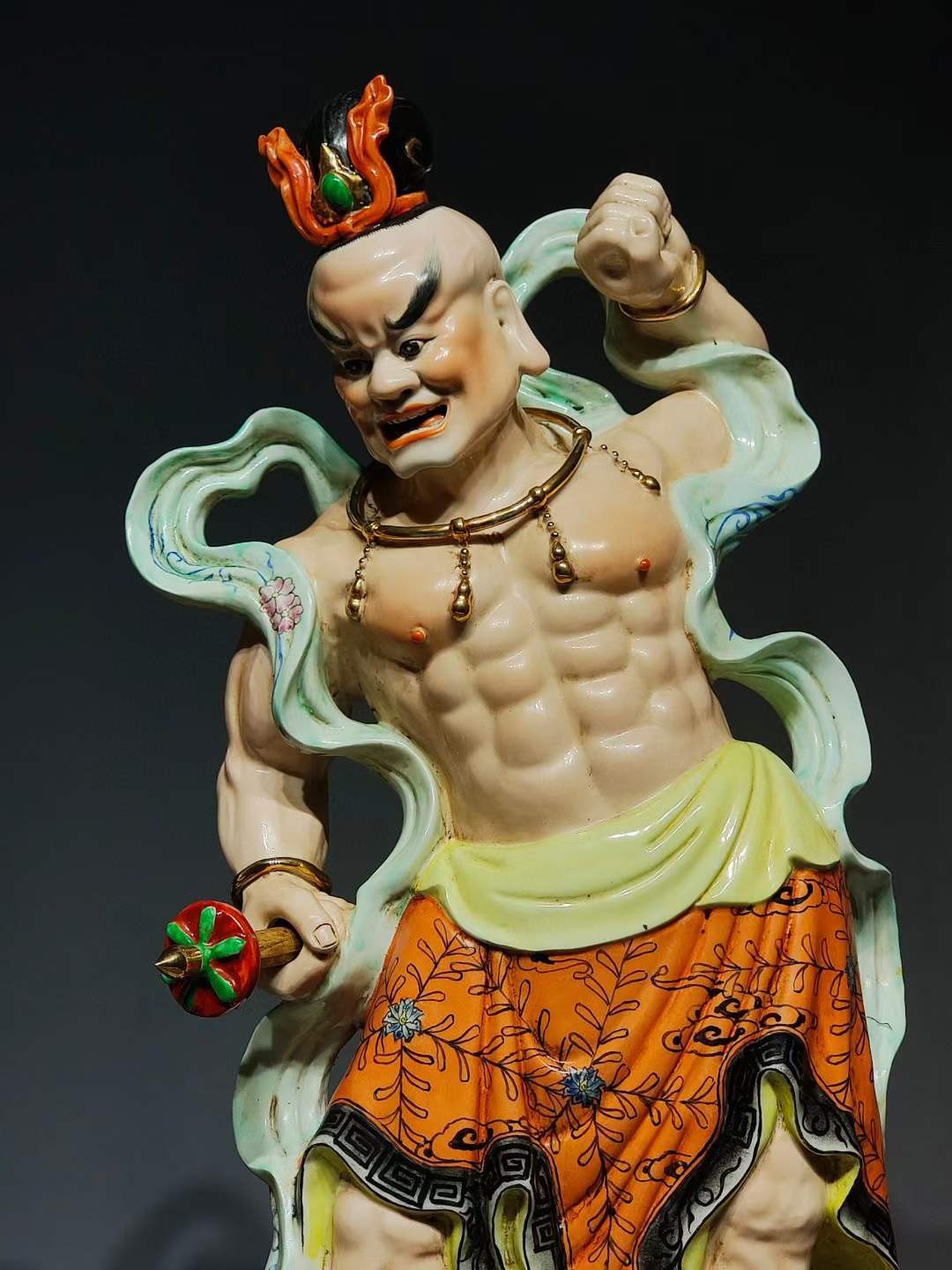 “寺庙拆迁偶得” 三十年代【曾龙昇】倾心之作！ 【哼哈二将】 一名郑伦，能鼻哼白气制敌；一名陈奇，能口哈黄气擒将。 “寺庙拆迁偶得” 三十年代【曾龙昇】倾心之作！ 【哼哈二将】 一名郑伦，能鼻哼白气制敌；一名陈奇，能口哈黄气擒将。