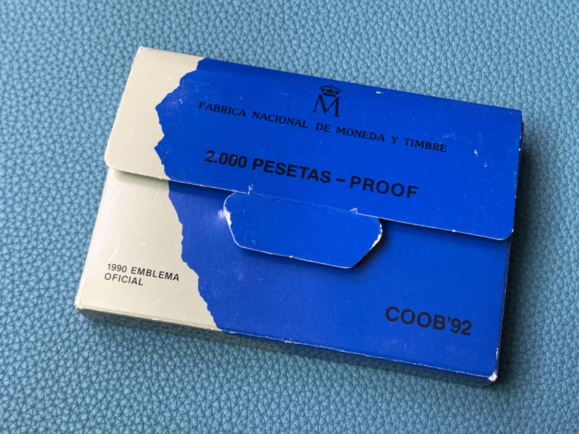 《竞宝斋》第154场-周日，周一，周四 3场 (全场包邮) 西班牙1992年 巴塞罗那奥运 2000比塞塔精制大银币 27克 925银