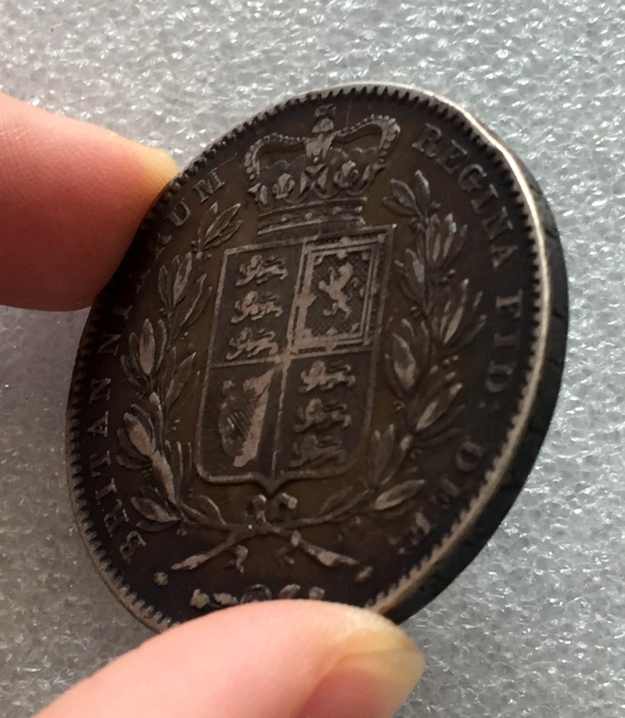 方圆集藏第三期专场 3962-英国1844年维多利亚女王年轻头像1克朗