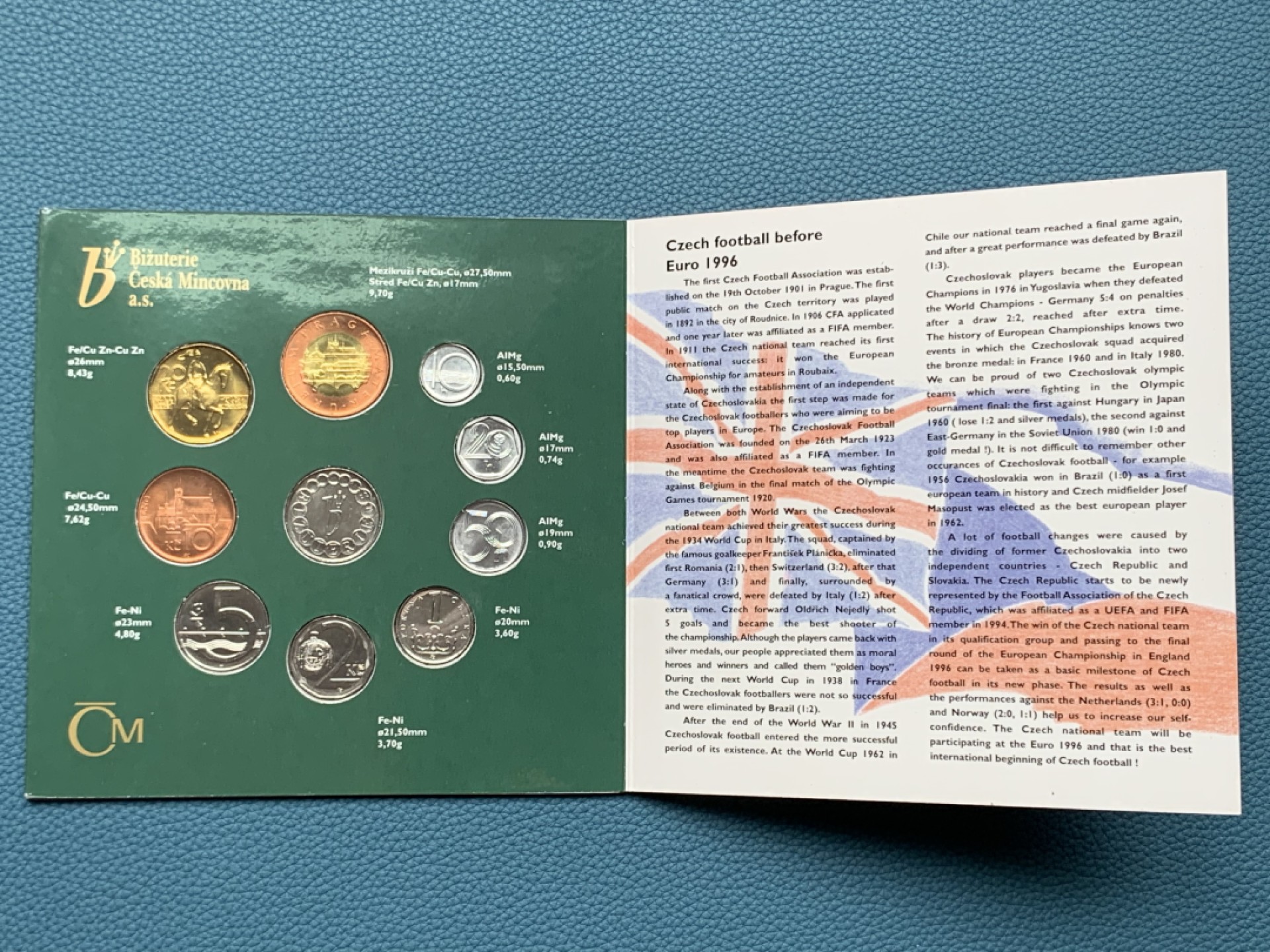 《竞宝斋》第154场-周日，周一，周四 3场 (全场包邮) 捷克1996年 十枚套 原厂封装