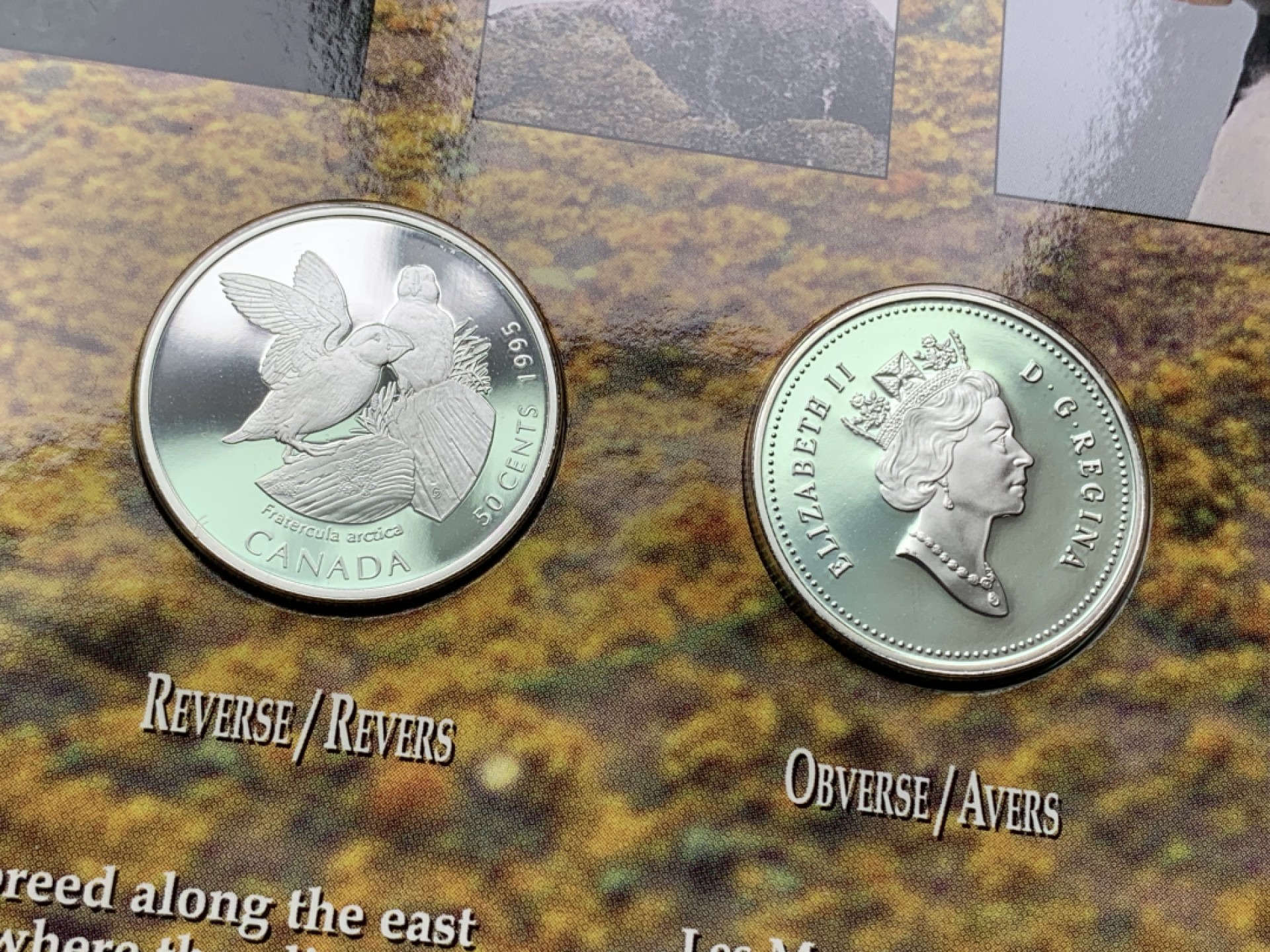 《竞宝斋》第154场-周日，周一，周四 3场 (全场包邮) 加拿大1995年 珍惜动物系列 四枚套精制银币 50分 非常稀少 成套更少见