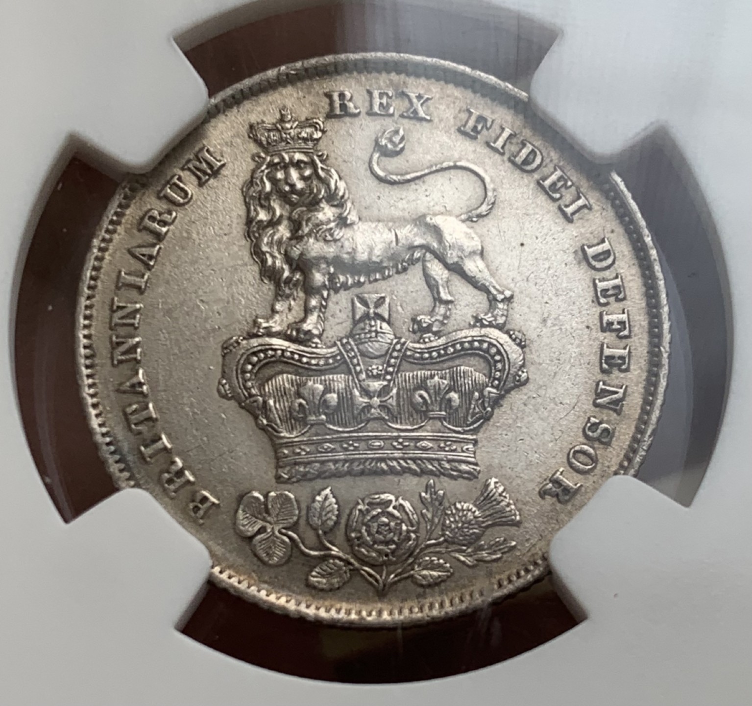 瓶子🏺第87期拍卖会 1826年英国乔治四世先令  UNCD