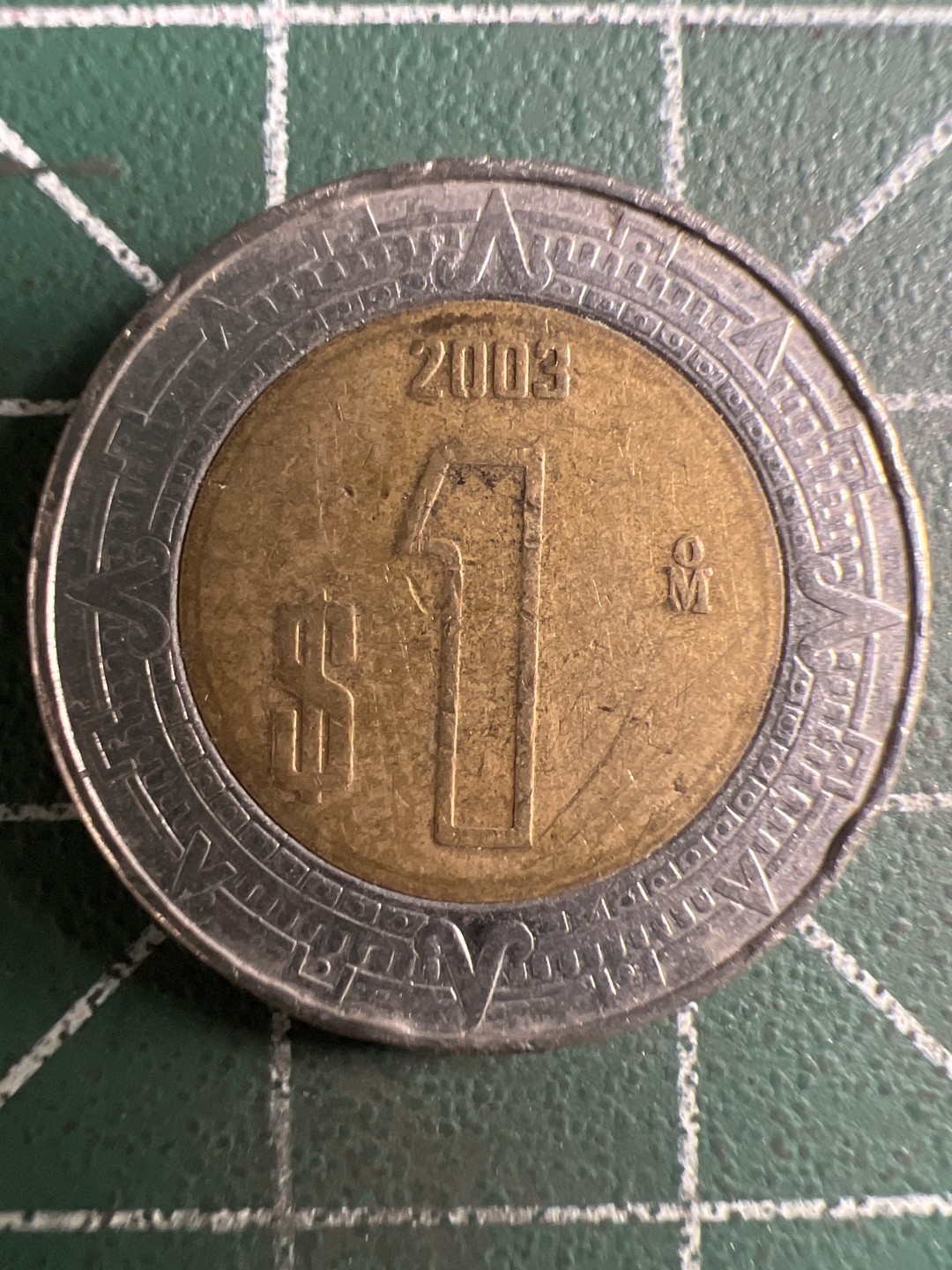 泡泡堂第281期  世界硬币 （无押金，捡漏，全场20包邮，偏远地区除外，接收代拍业务） 墨西哥双色