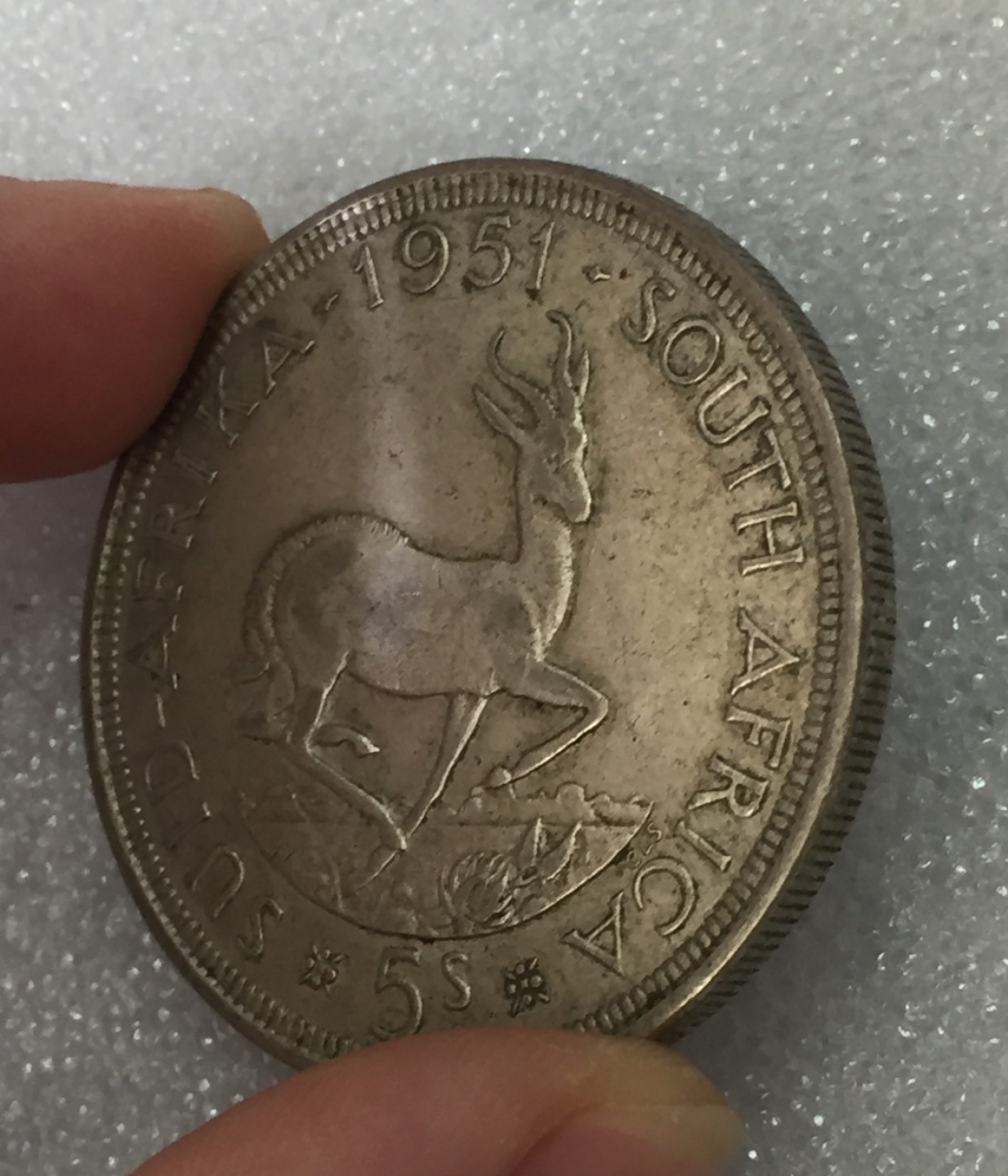 方圆集藏第三期专场 11225-南非1951年5先令克朗银币