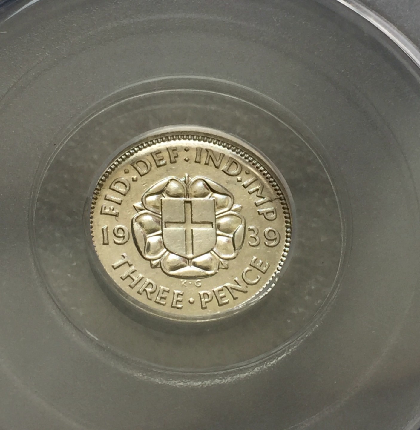 方圆集藏第三期专场 3803-公博64乔治六世3便士银币