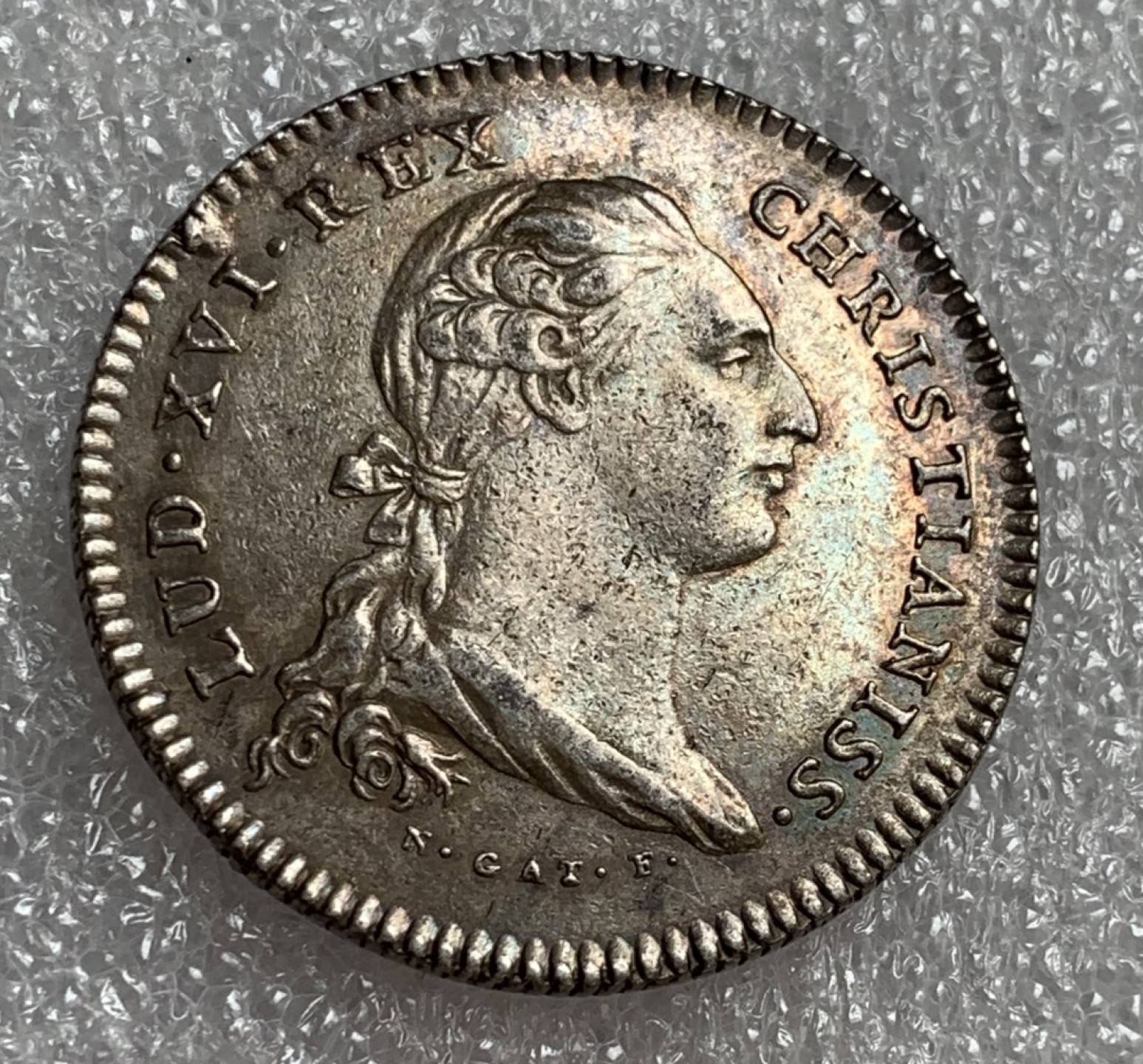 瓶子🏺第87期拍卖会 稀少 法国18世纪早期路易十六双头鹰徽JETON银质代币