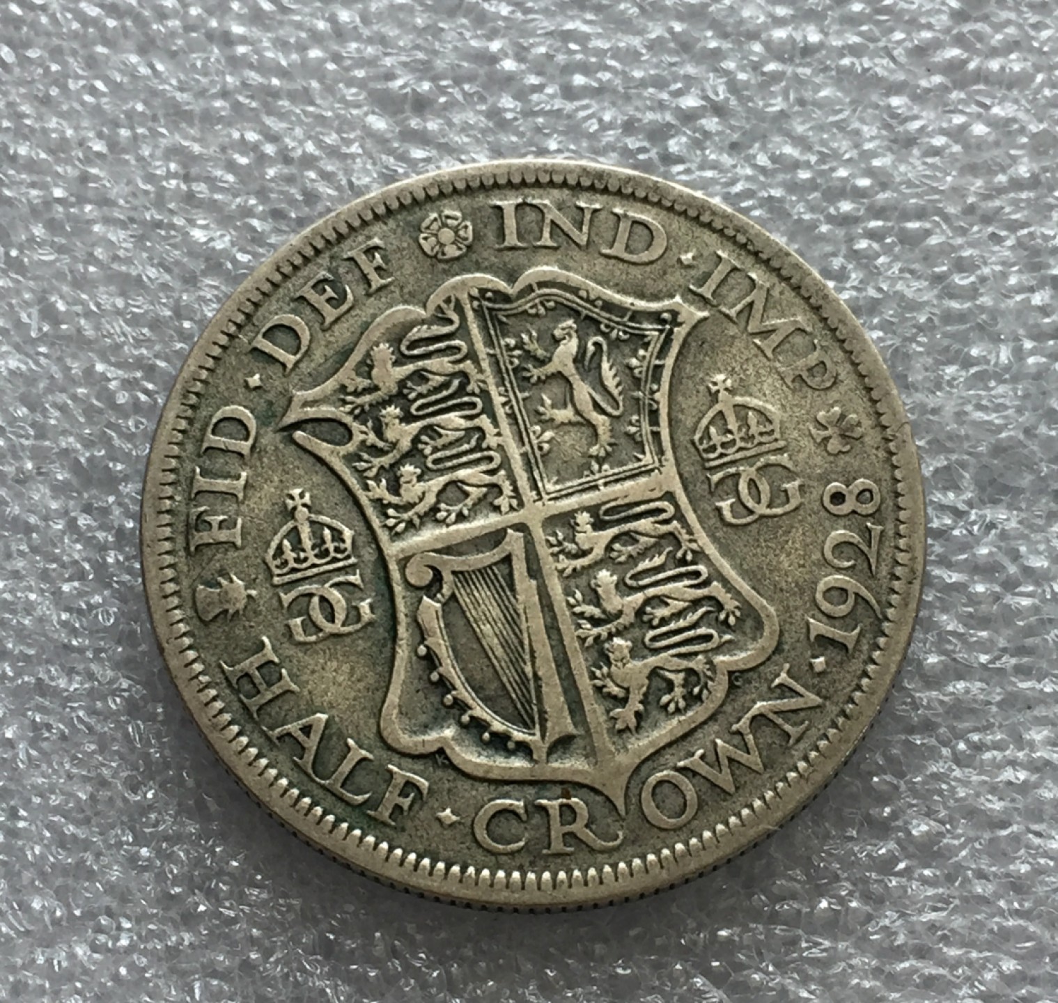 方圆集藏第三期专场 7050-英国1928年乔治五世半克朗银币