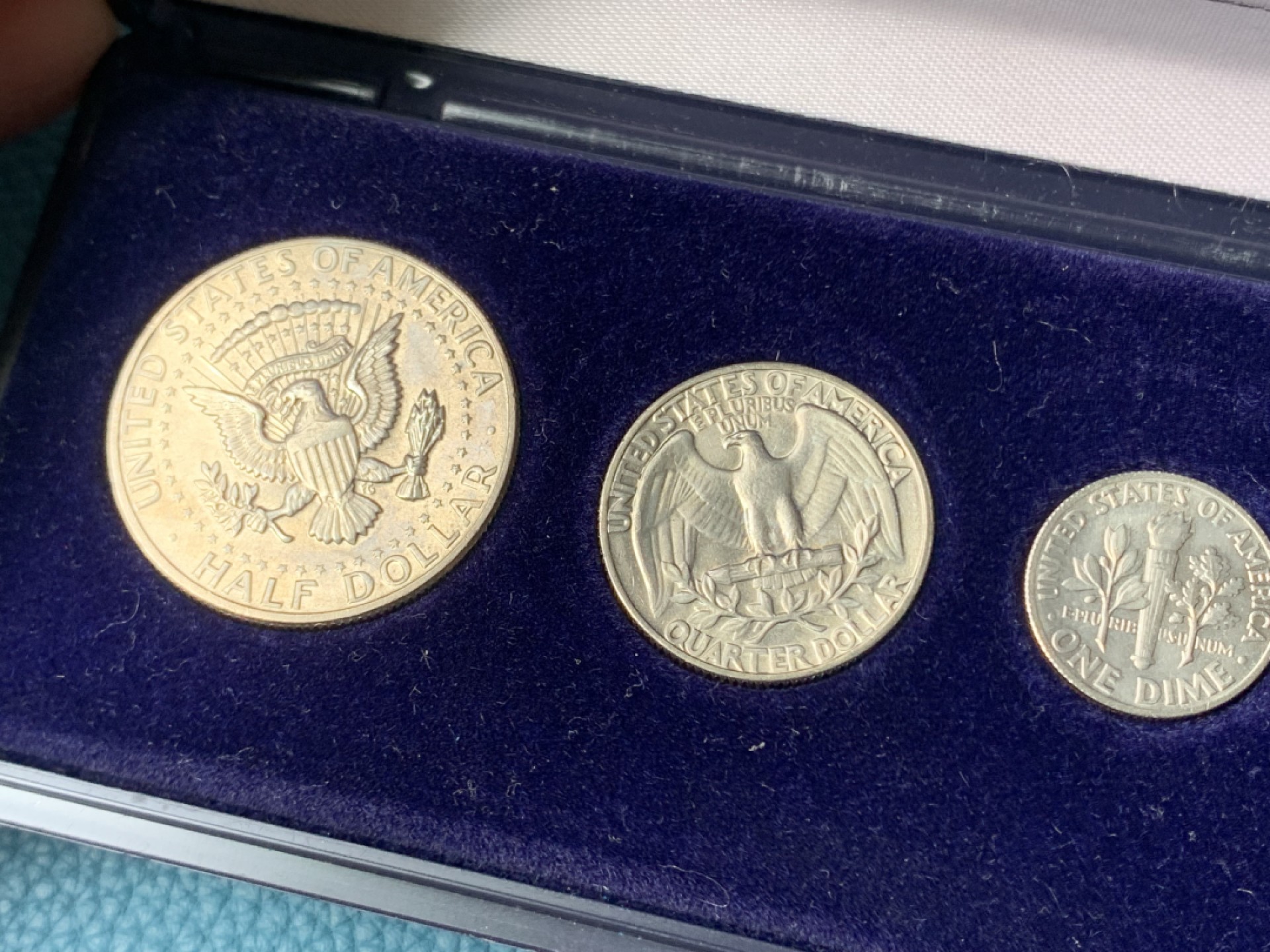 《竞宝斋》第154场-周日，周一，周四 3场 (全场包邮) 美国1971年 五枚套不同面值